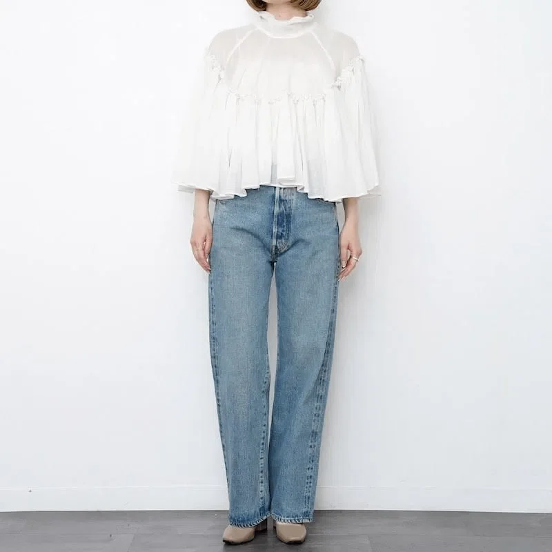 店頭人気急上昇、今季のマストブラウス【crinkle crinkle crinkle