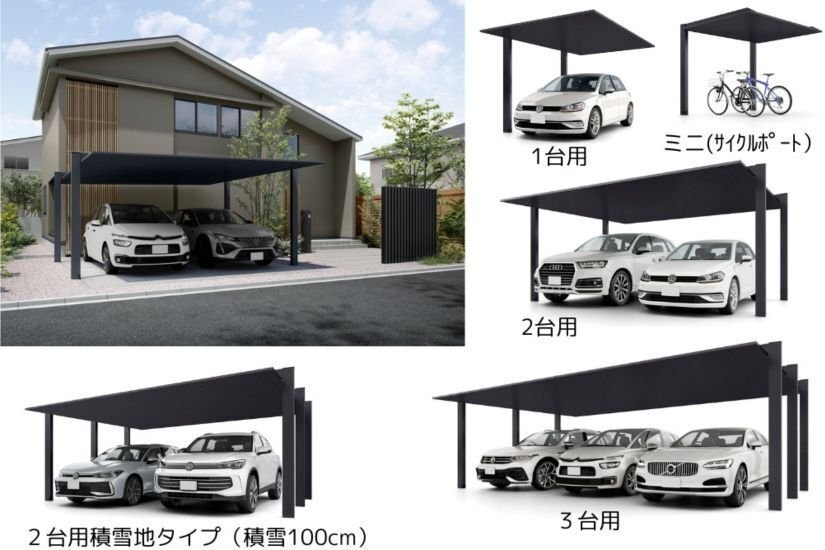 LIXILカーポートSCの新色！期間限定で特別カラーも発売予定！｜エクス