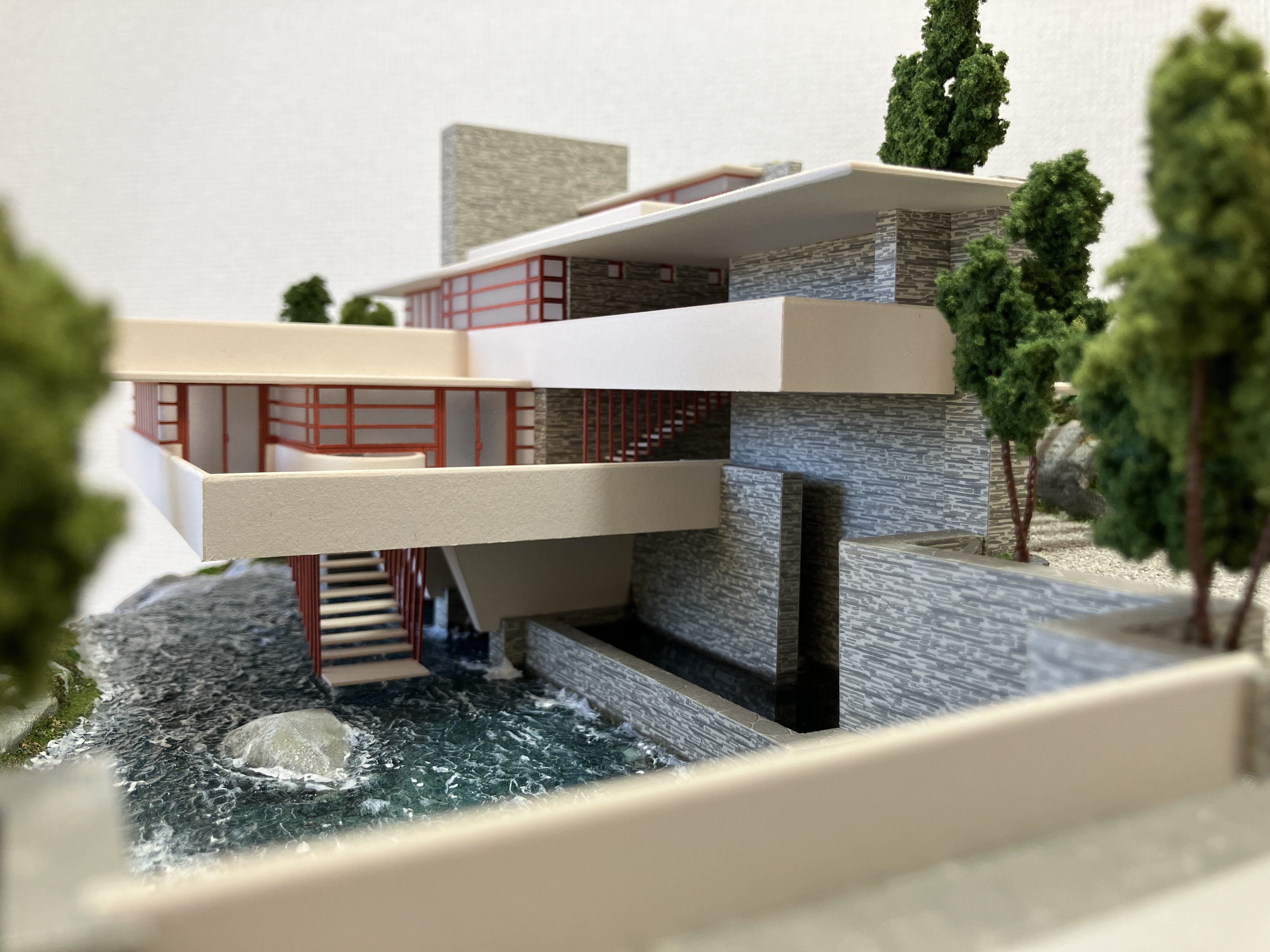 FALLING WATER｜落水荘 模型｜きくいち