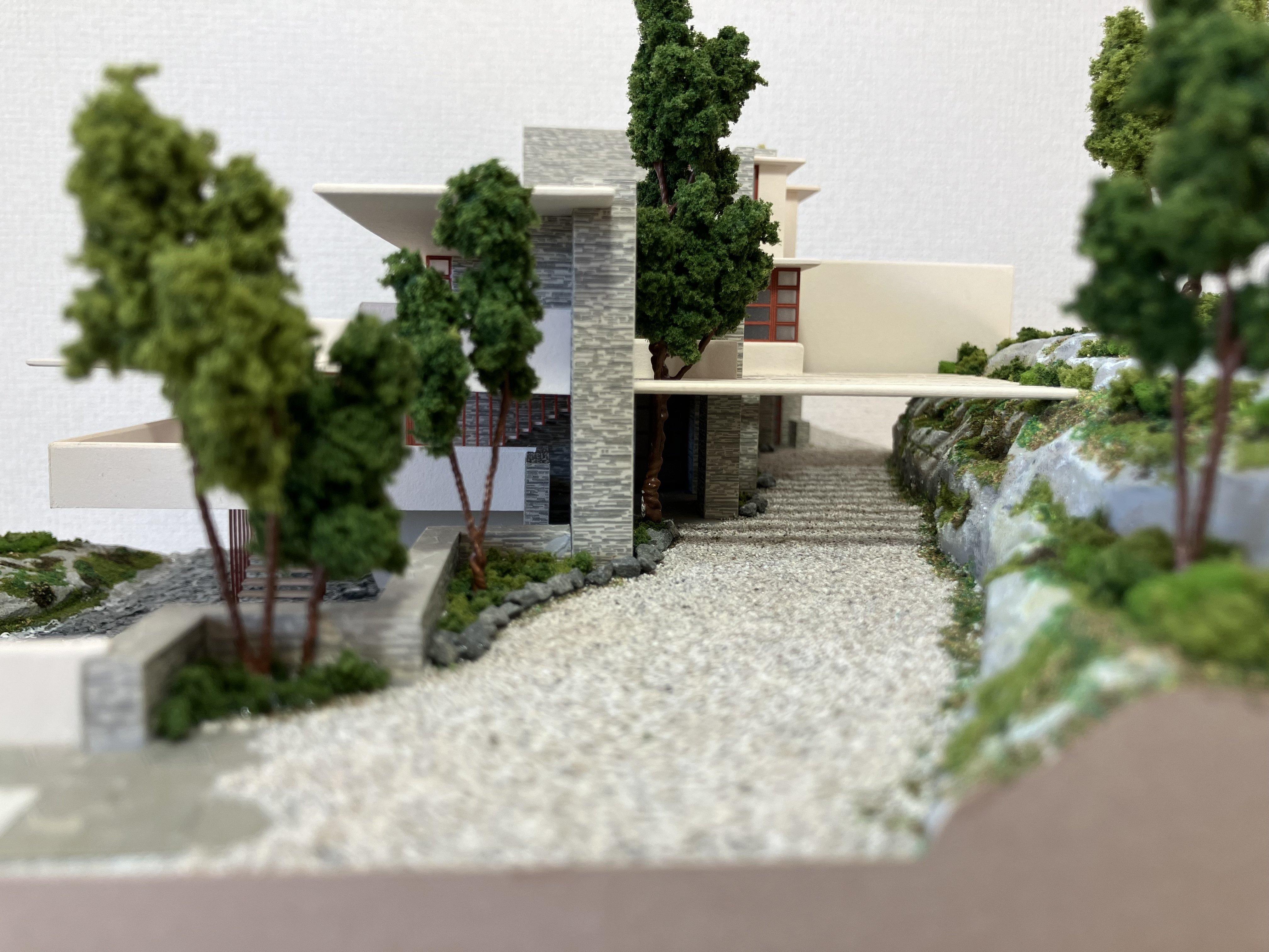 落水荘 特上級編 1/100模型 建築模型キット】落水荘