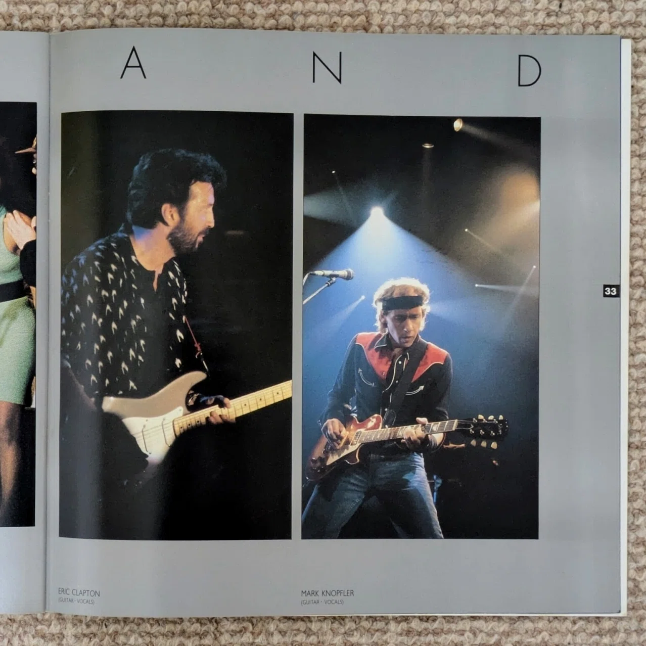 Eric Clapton Japan Tour Programs 1981-1991｜ocean