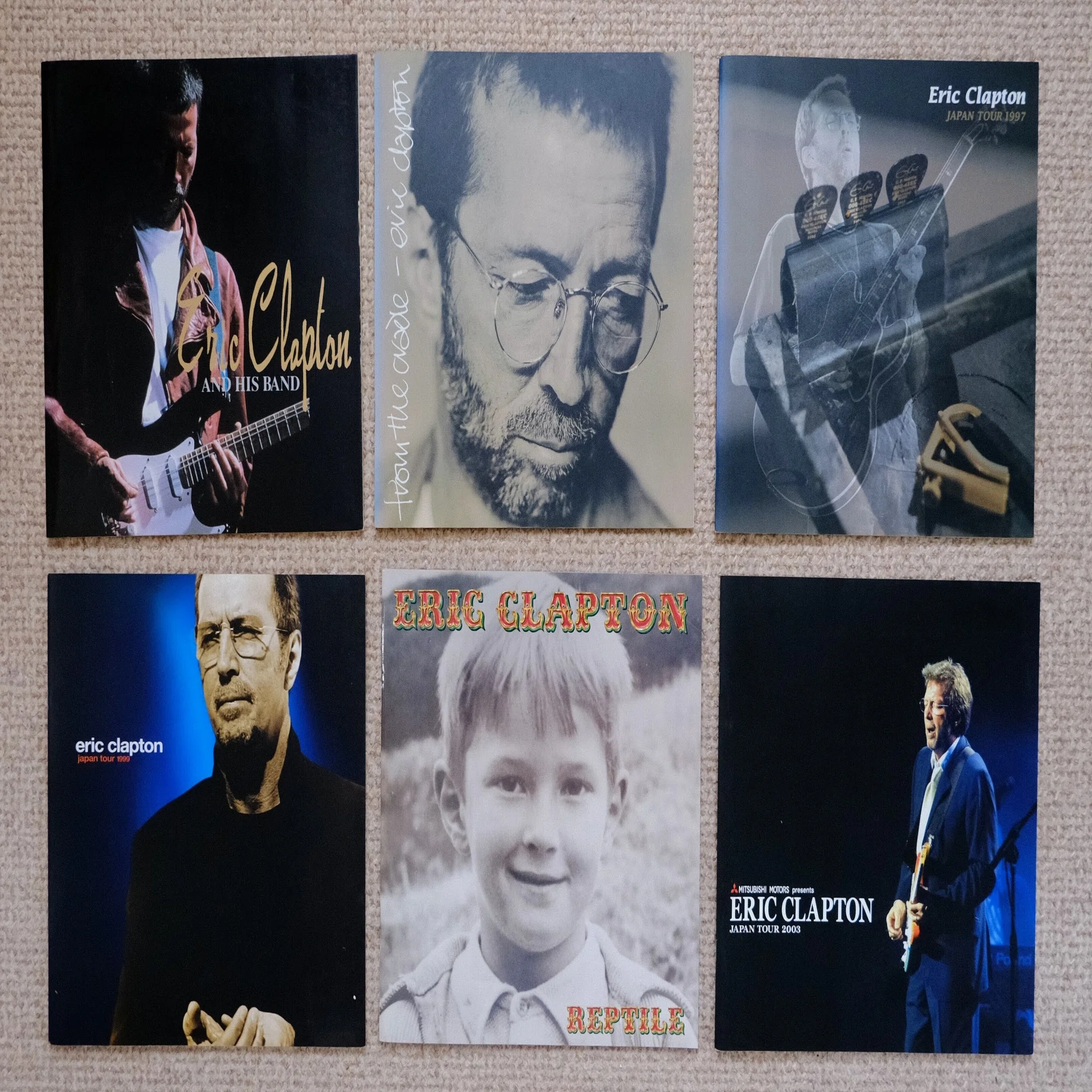 Eric Clapton Japan Tour Programs 1993-1997｜ocean