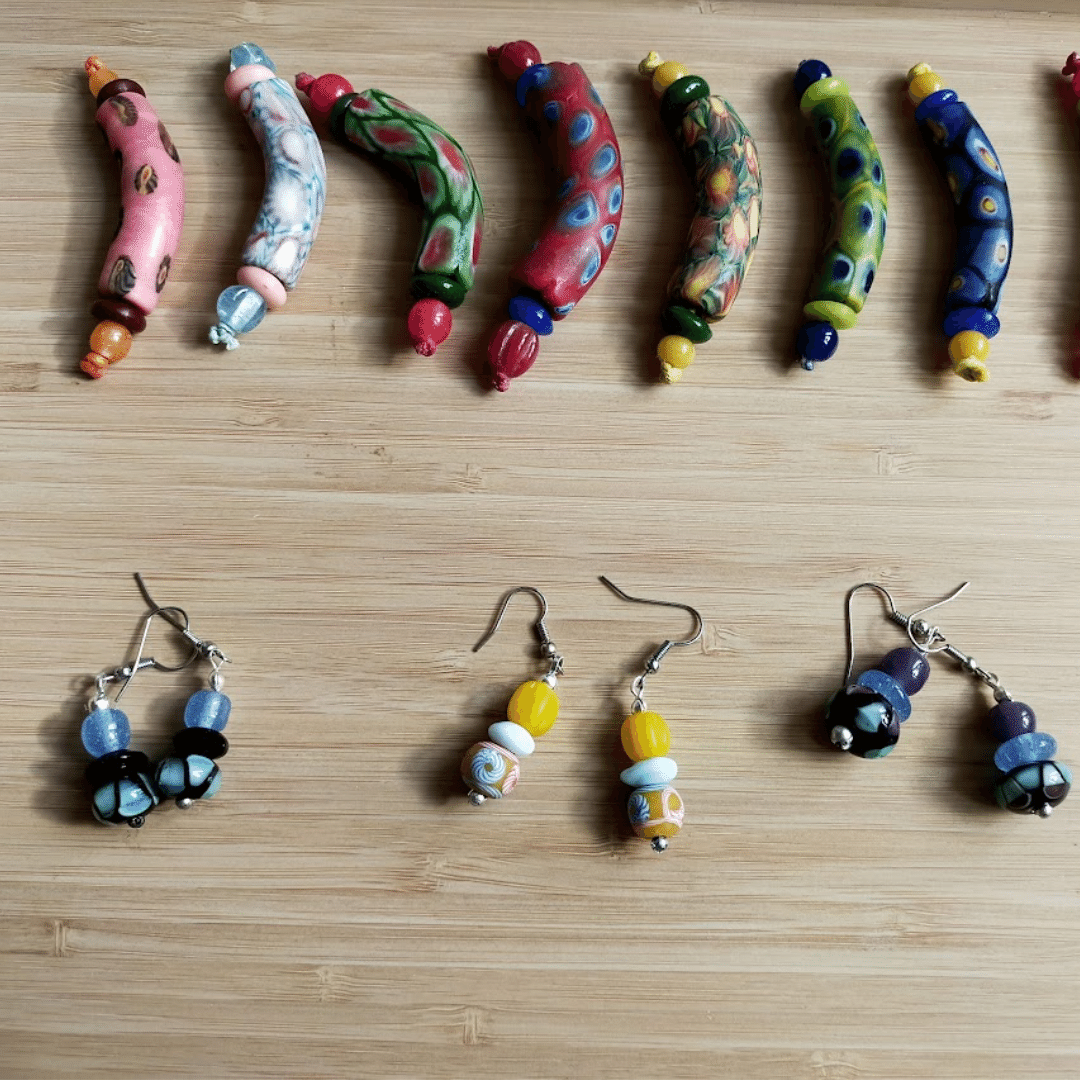 ジャワ島出土　インドネシア⭐️美品　トンボ玉　天然石 ジャワ島出土 インドネシア⭐️美品 トンボ玉 天然石 小物