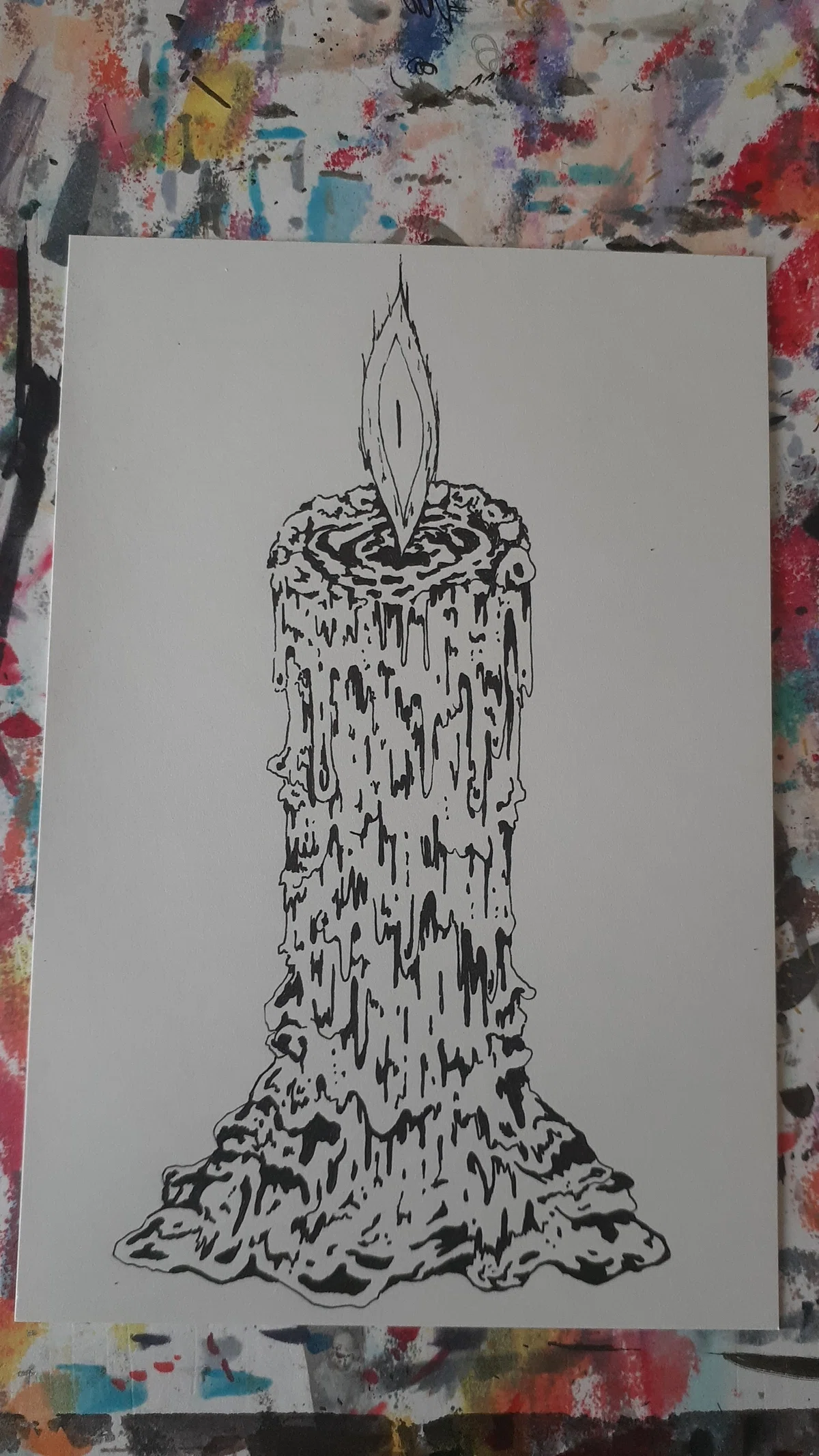 今日描いた分。|漆 蝋色(なな ろいろ)