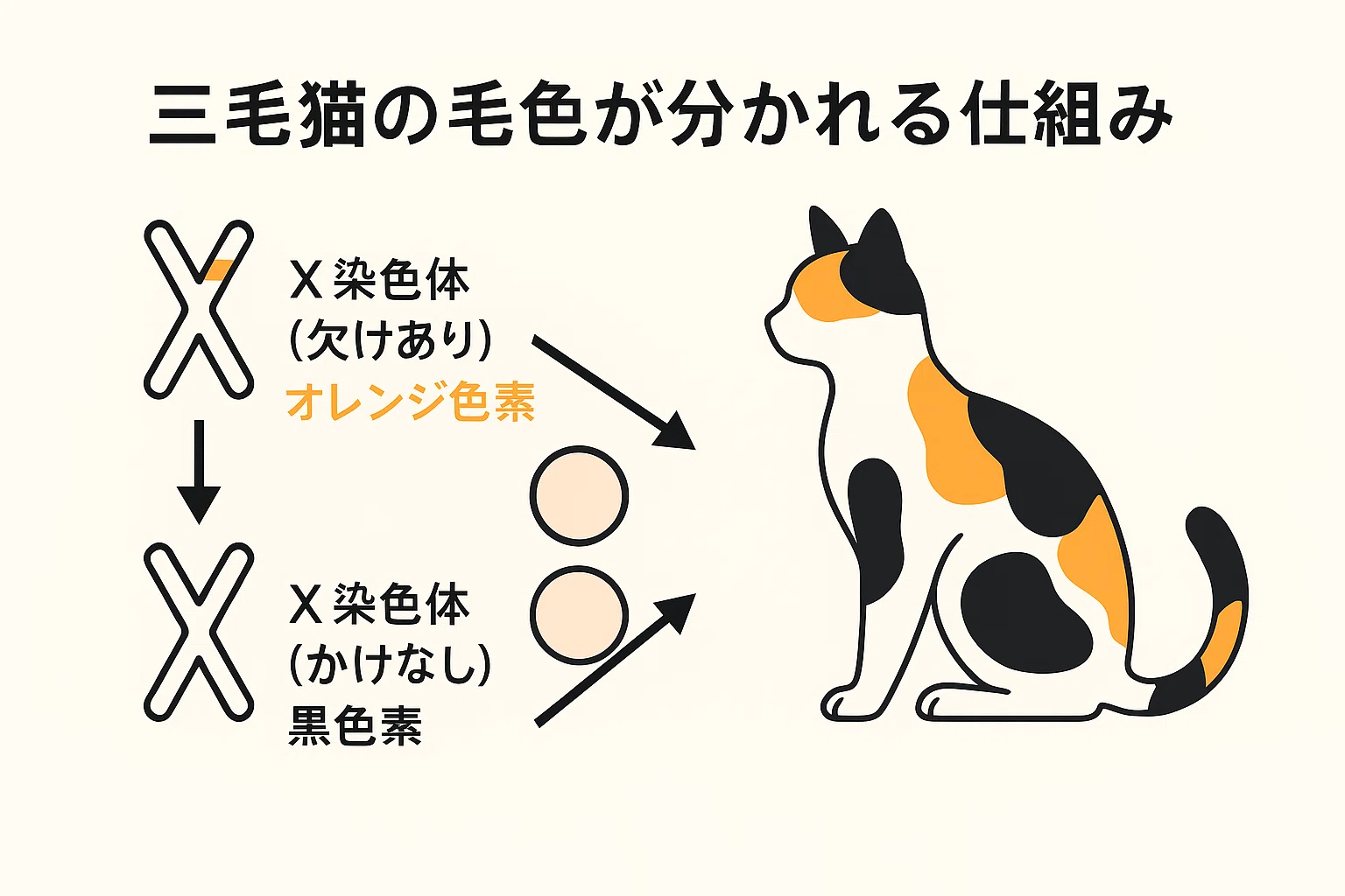 ニュース】三毛猫の毛色遺伝子発見🐾｜獣医師やまけん (Kenji Yamamoto