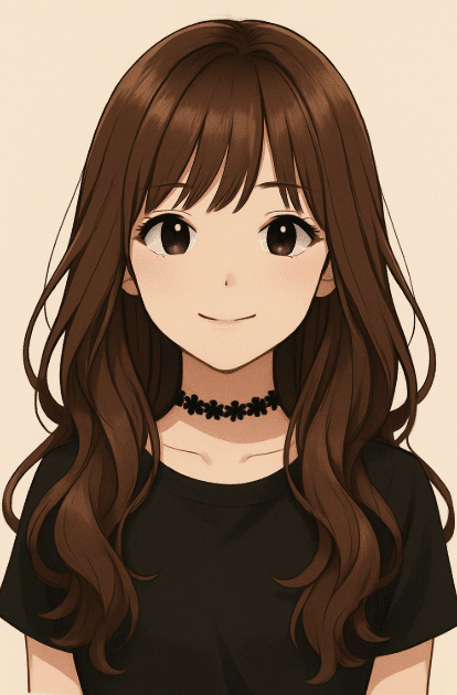 かのくんの似顔絵 AI似顔絵くんで、私の似顔絵を描いてもらいました🖼️🎨✨｜リョーコ