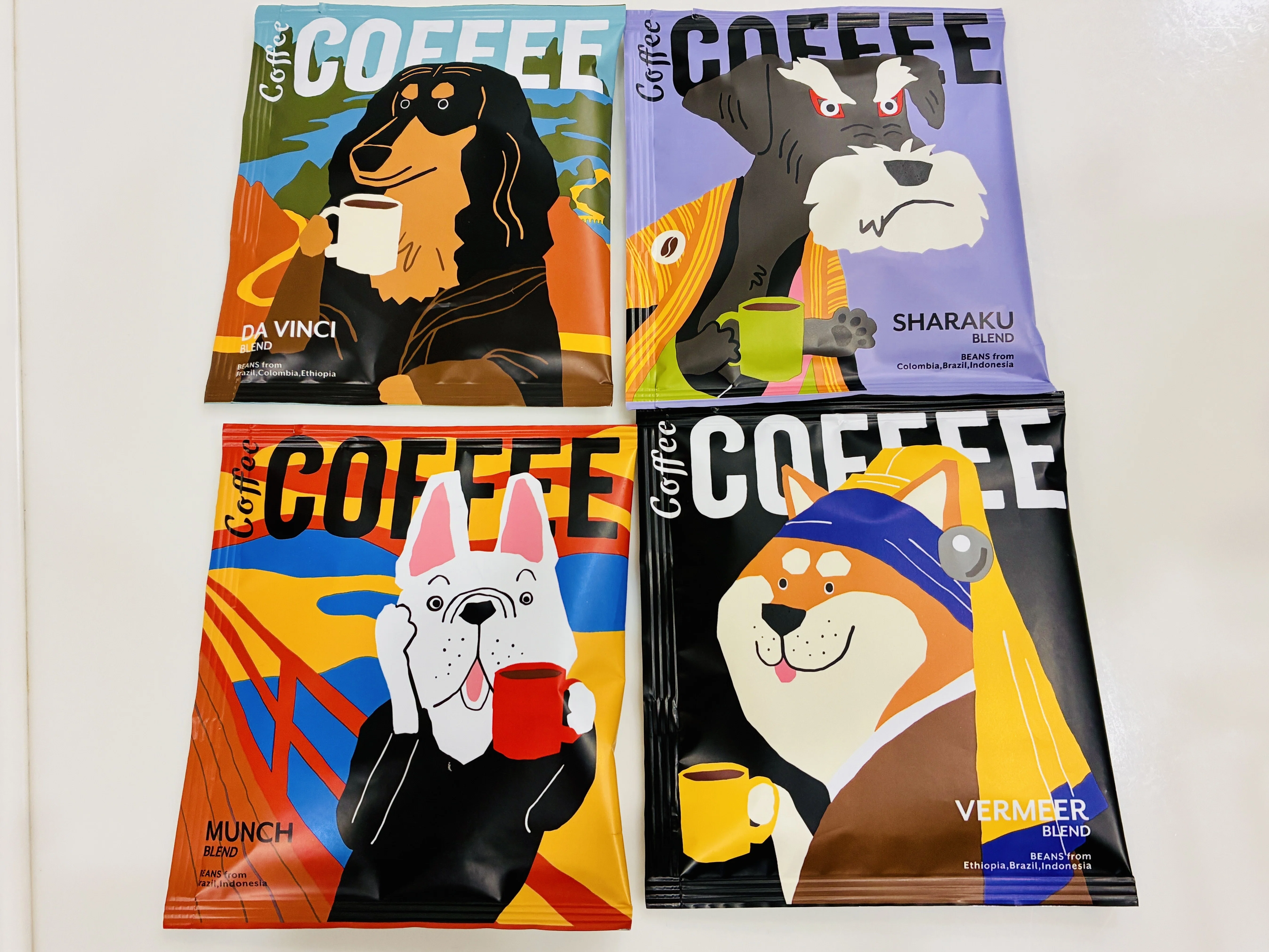 コービー&シャック　絵画 おうちコーヒー】アートミュージアムシリーズのシャラクブレンド｜ボッシュ