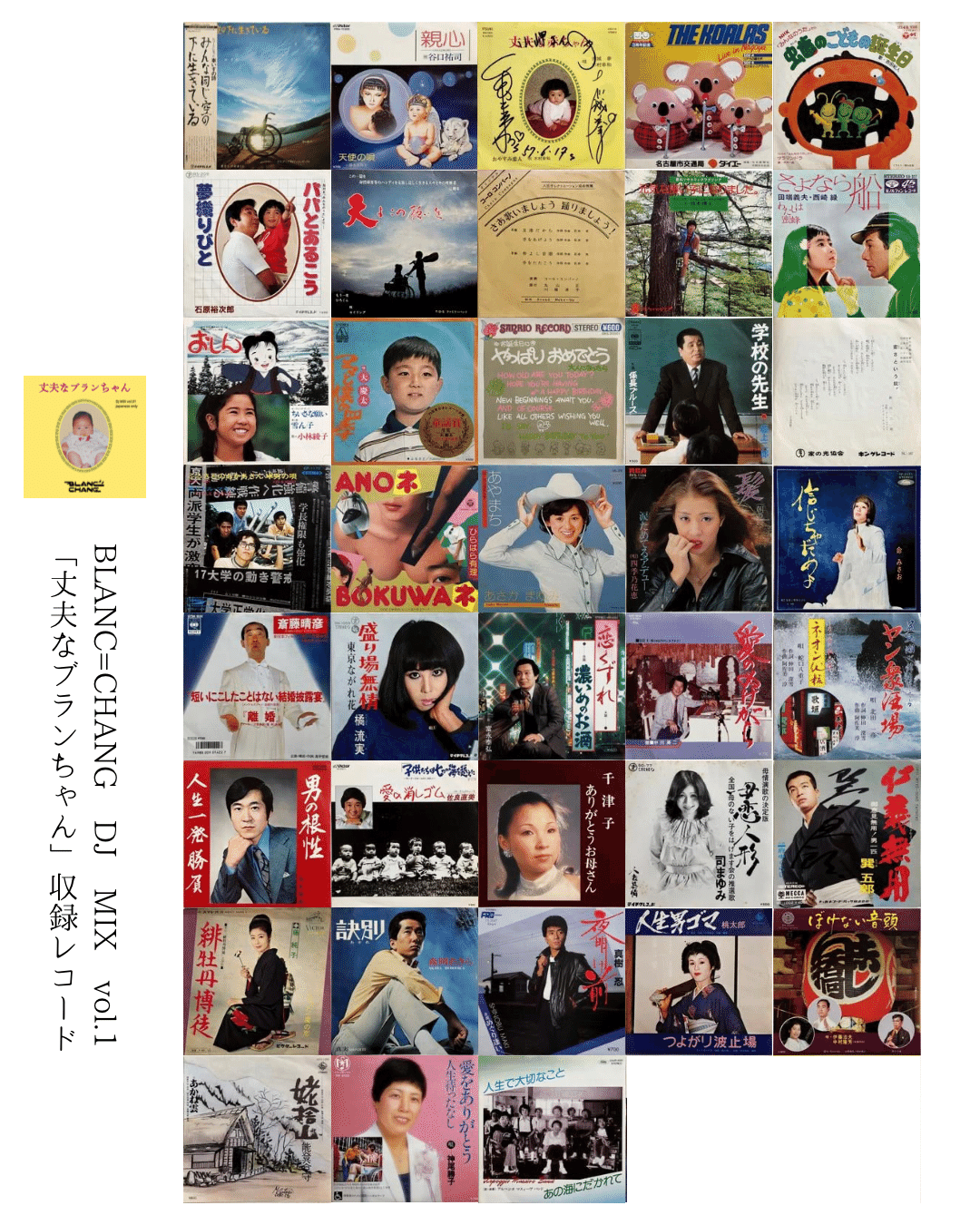 DJ MIX vol.1】 丈夫なブランちゃん/制作備忘録・レコメンド集｜BLANC