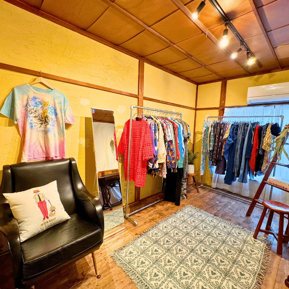 古着の個性が生きる空間の作り方｜なぎ｜Room display