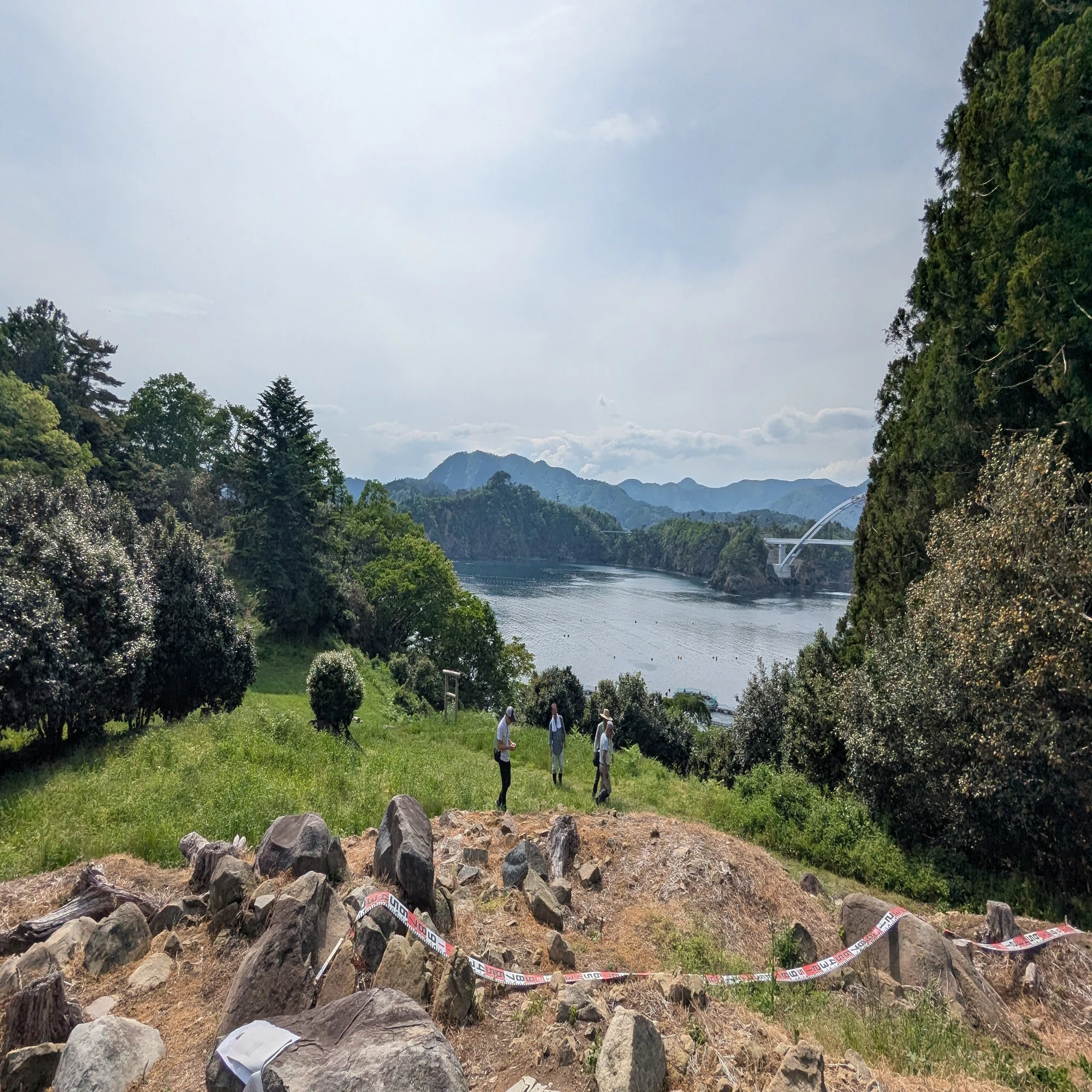 Comparing the Dejima Stone Alignment Ruins with a 60-Year-Old 