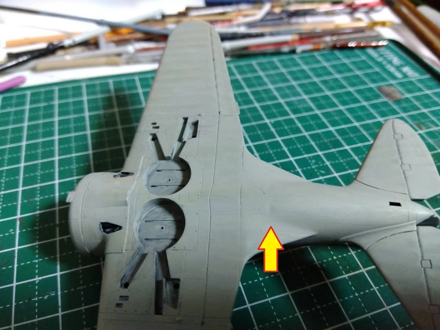 Polikarpov I-16 Finland #4 (Hasegawa 1/72)｜はりす筆塗りぷらも