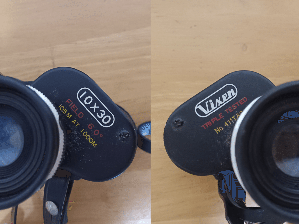 クラシック双眼鏡 経年劣化あり クラシック双眼鏡 経年劣化あり