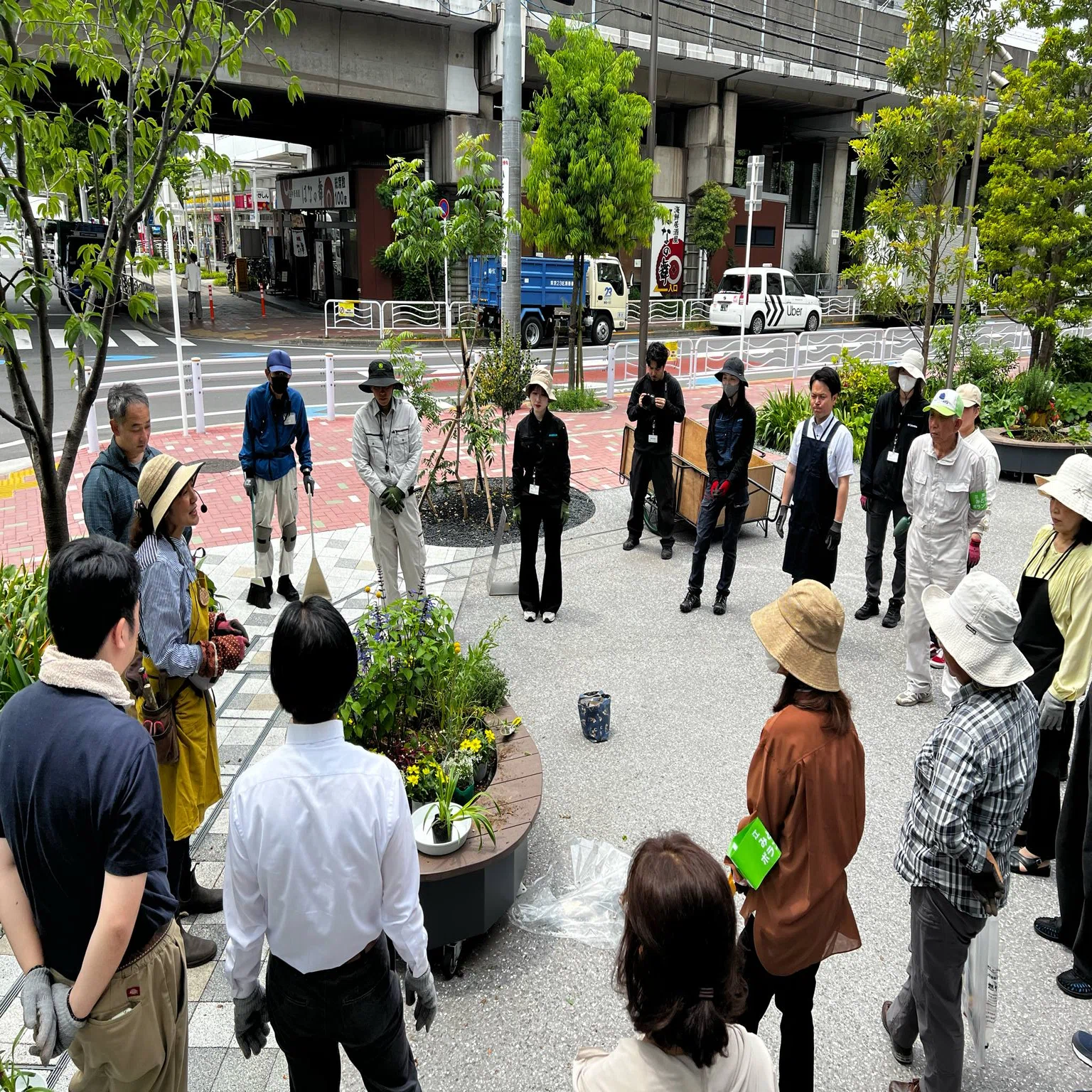 清水建設NOVAREのコミュニティガーデン活動2025年5月16日｜東方陽子