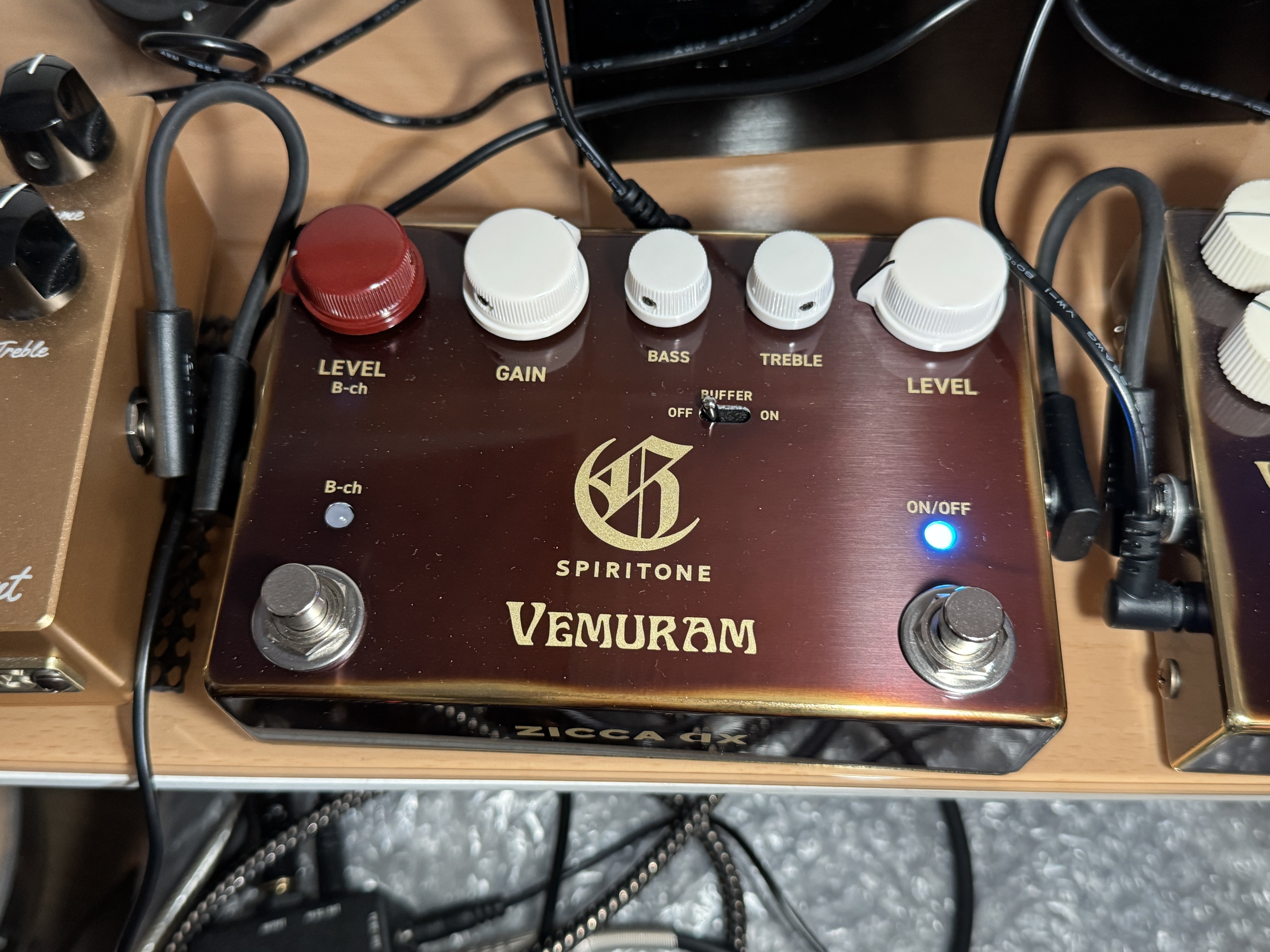 Vemuram Spiritone Char Signature Overdrive Pedal In Stock