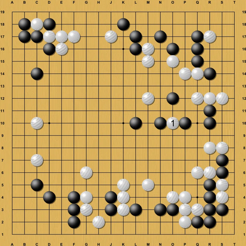 一瞬で戦いの主導権を握る強手【囲碁AI・絶芸に学ぶ次の一手070