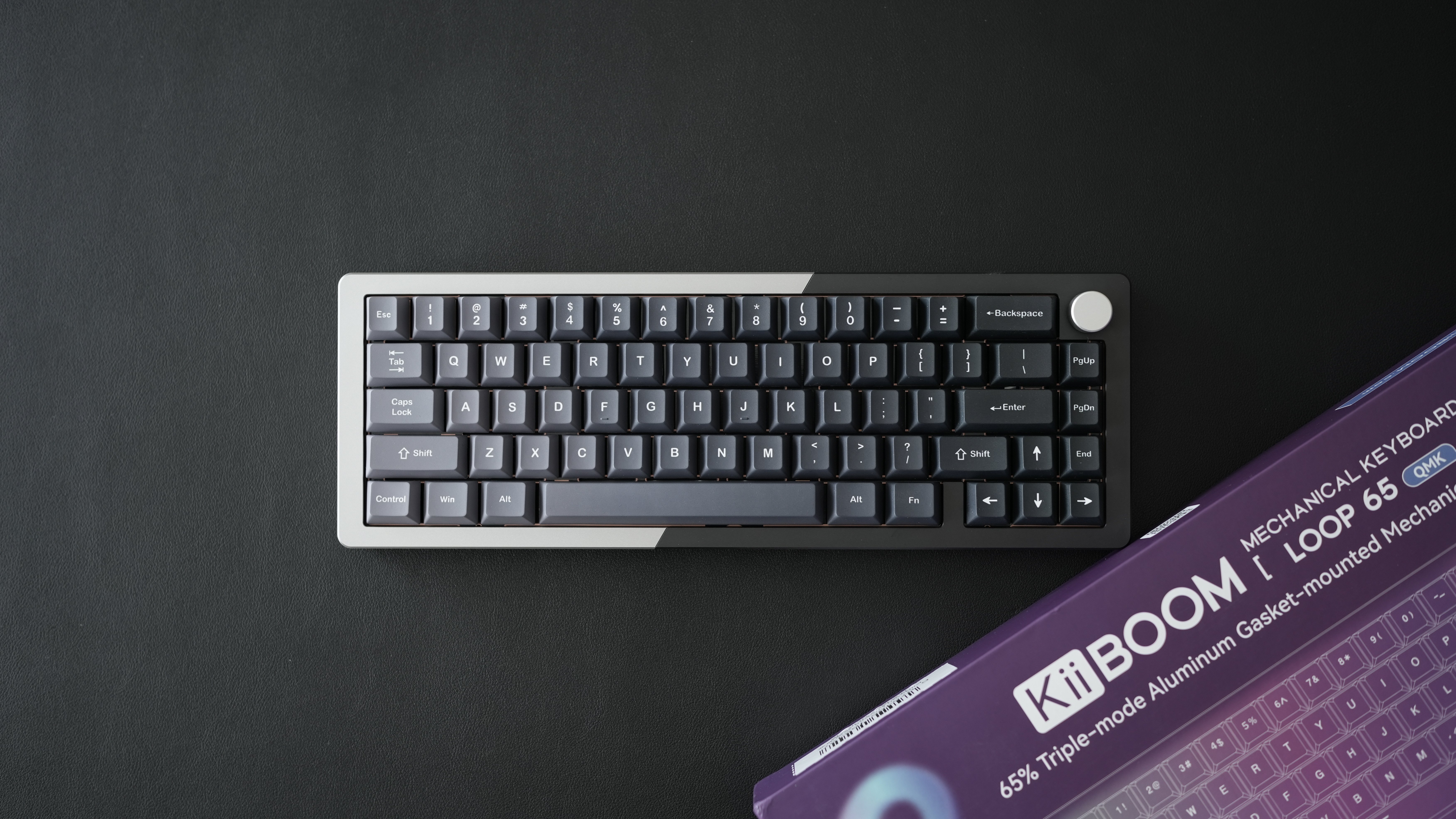 [新品] KiiBOOM Loop 65 65%フルアルミキーボード ブラック KiiBOOM LOOP65