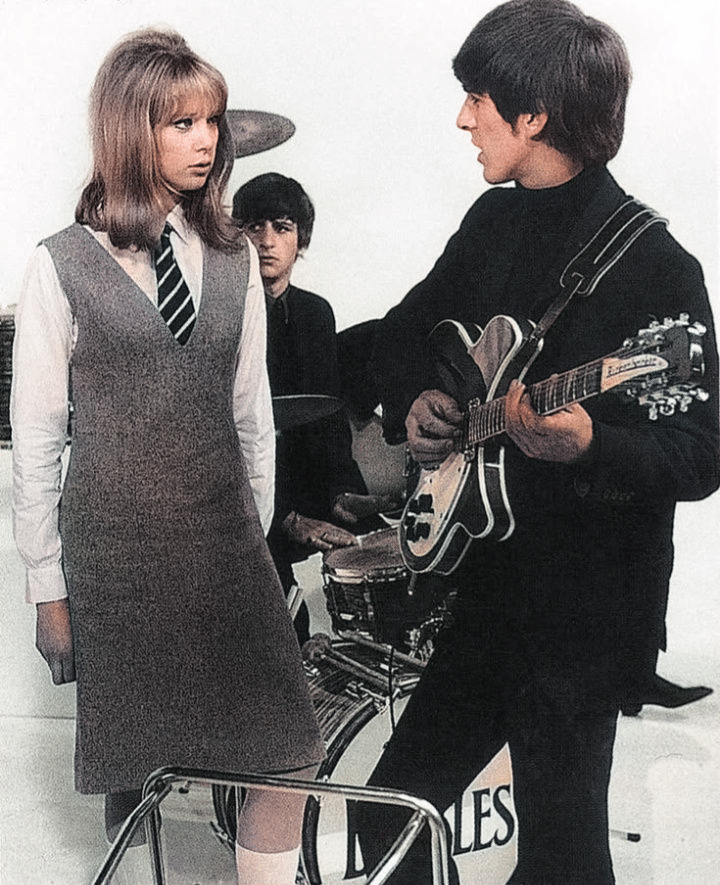 ジョージ・ハリスンとパティ・ボイド初めてのツーショット 1964