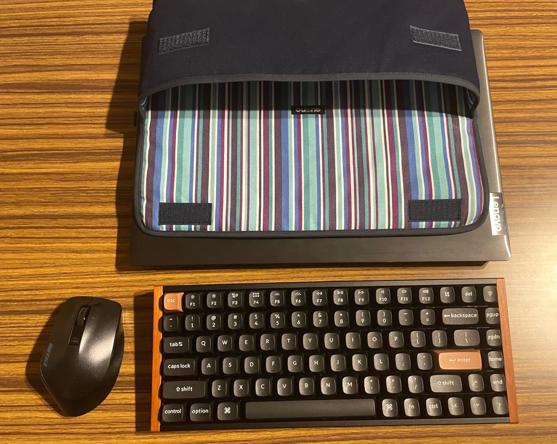ハンドメイドのKeychron K2 HE キーボードケース 3種類のラインナップ