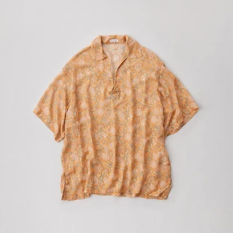 ナイスネス　シルクシャツ　MADAN 新品 NICENESS「MADAN」— 夏を楽しむシルクスキッパーシャツ。】｜THIRTY