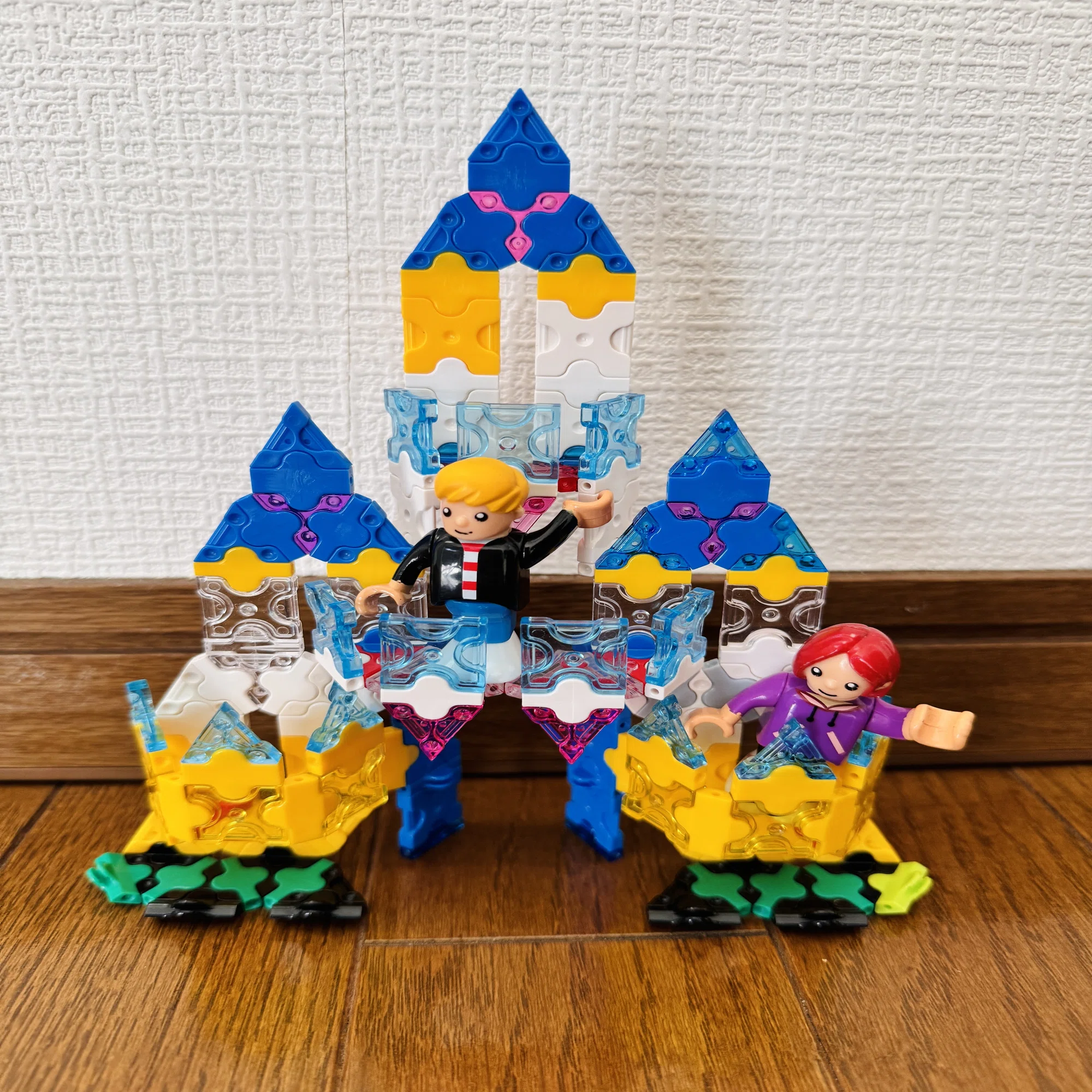 4歳息子｜LaQ制作(ひとたち)｜ブロック好き息子の日々制作(4歳)