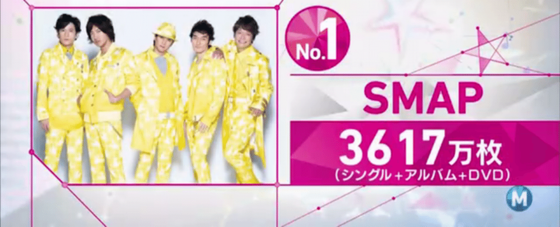 日本史上最大の成功を収めた国民的男性アイドルグループ『SMAP