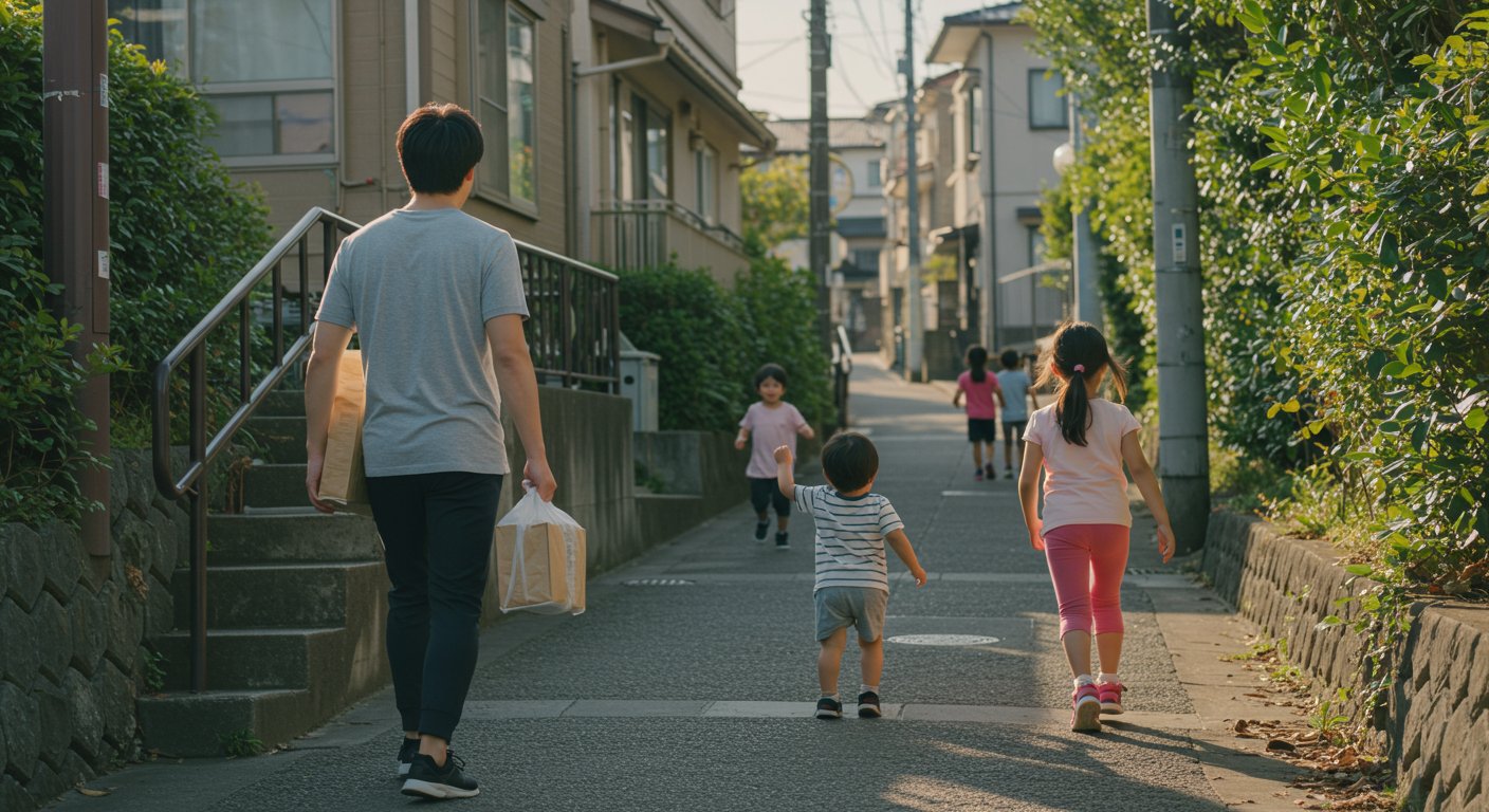 日常生活でアクティブに過ごす様子