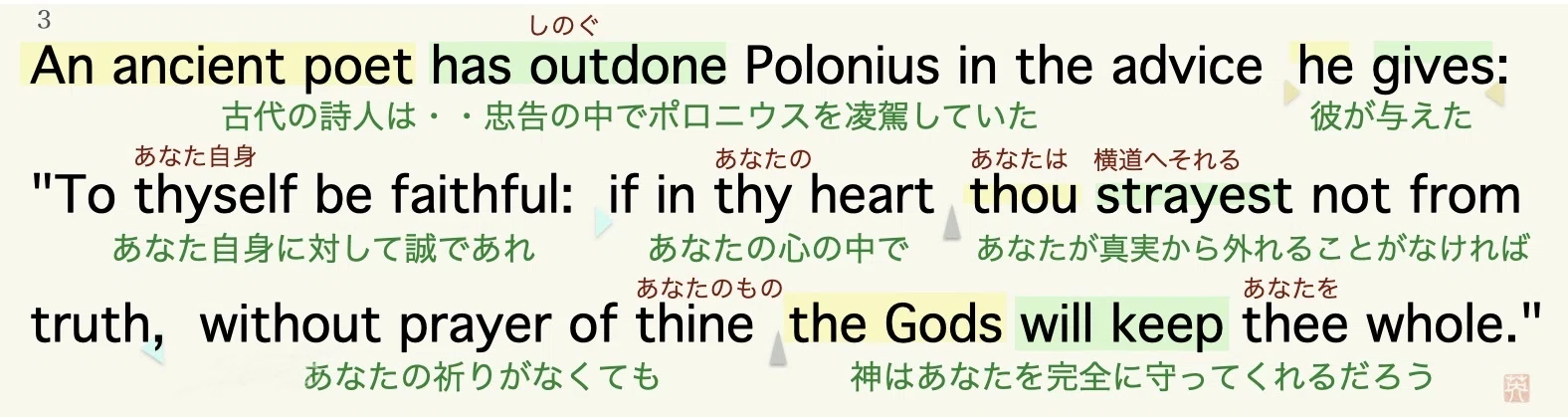 7章 誠 #3 thou thy thee thine thyself｜橋本