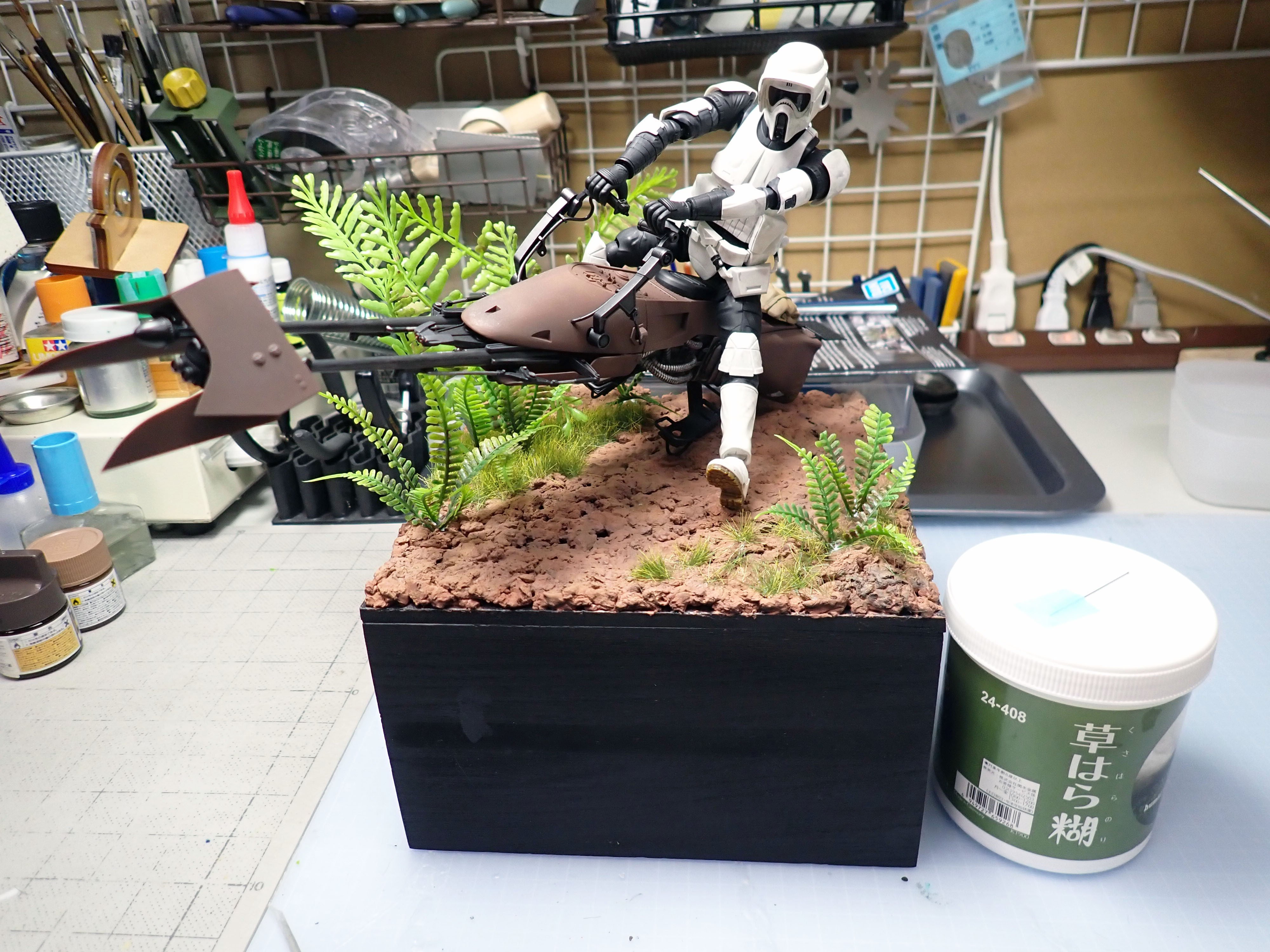 白い突起と勝負穴で85点！：バンダイ スター・ウォーズ スピーダー