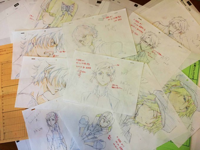 冬コミ 文豪ストレイドッグス 総作監修正集 版権原画集 第1シーズン 新井伸浩 新井伸浩 (@tunamayonigiri_) / X