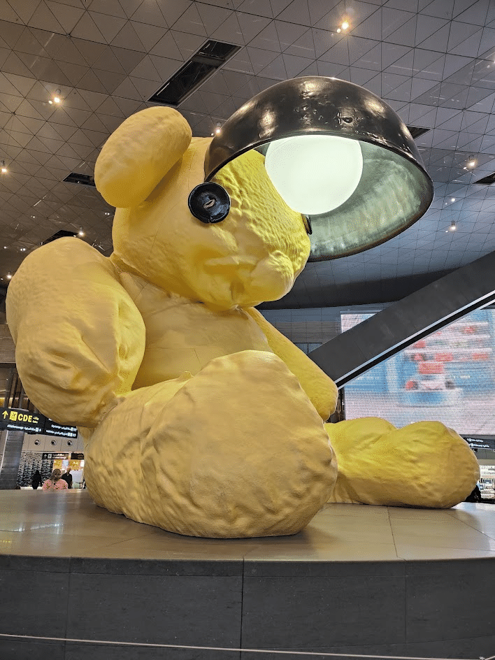 カタール航空　公式テディベア カタール航空 公式テディベア （ドーハ空港でカタール航空限定