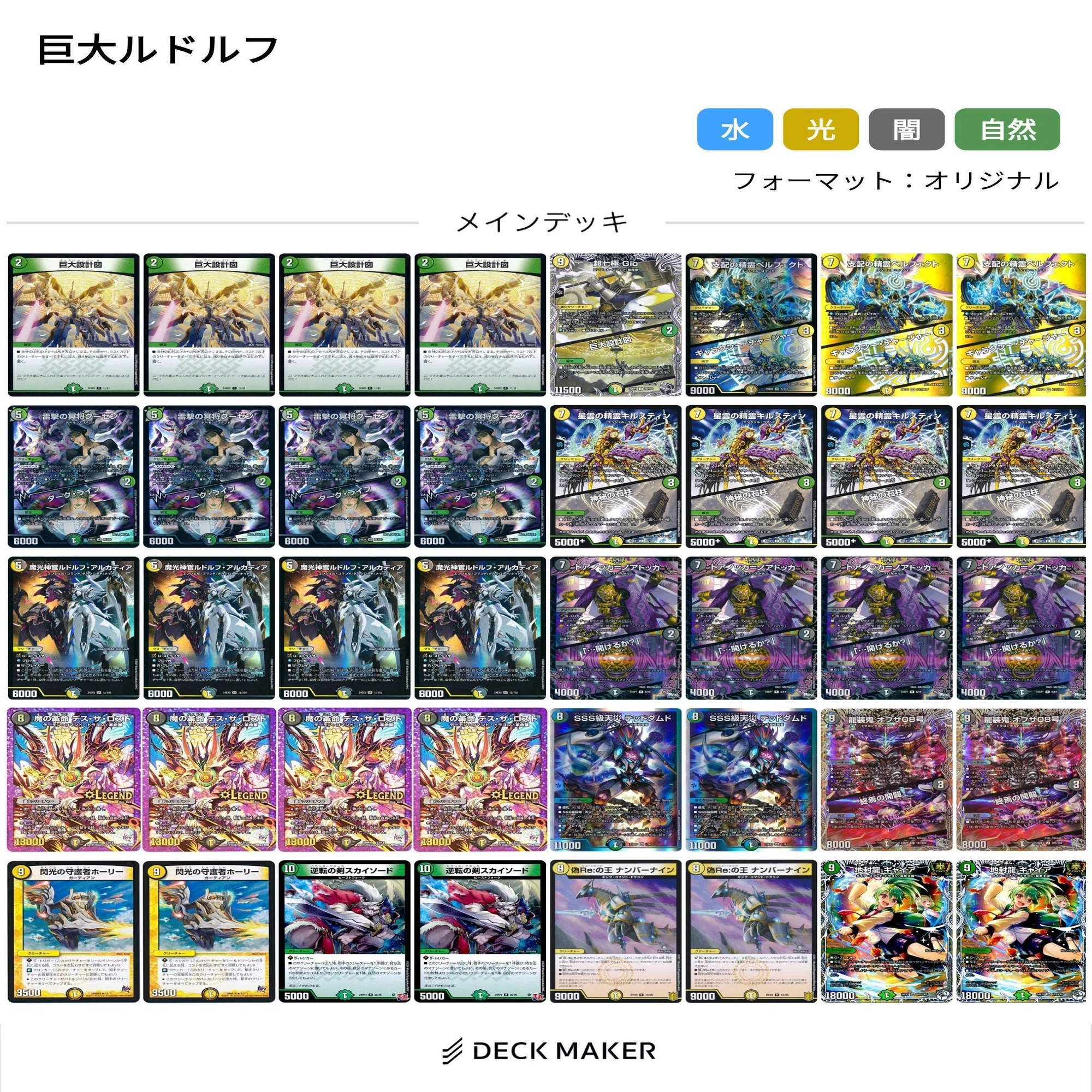 デュエマCS 5/20 巨大ルドルフ！ ｜ばいおめが