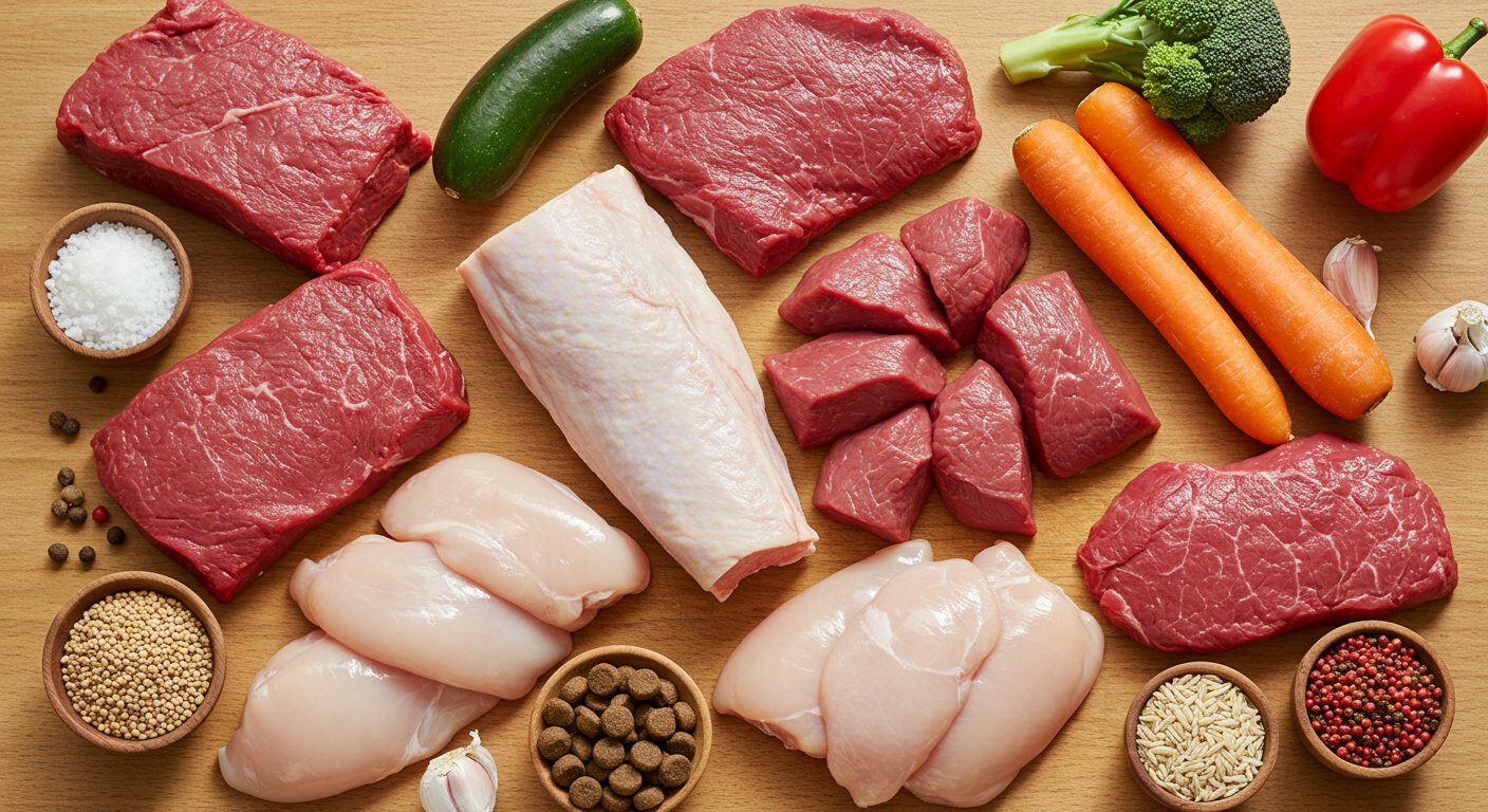 安心犬活の原材料と製造工程