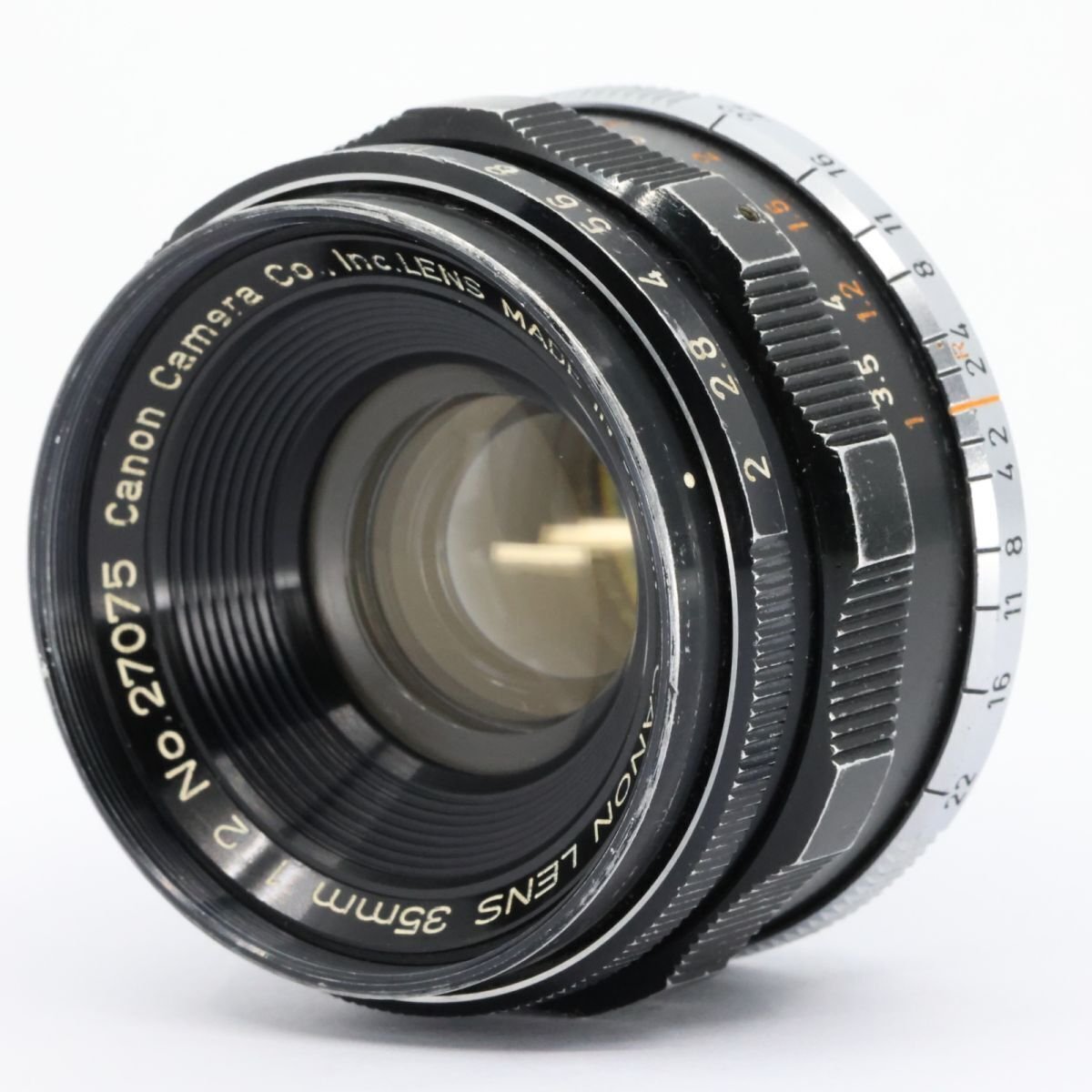 2025/05/21入荷｜Canon 35mm F2 L39 Lマウント｜クラシックな味わいを  