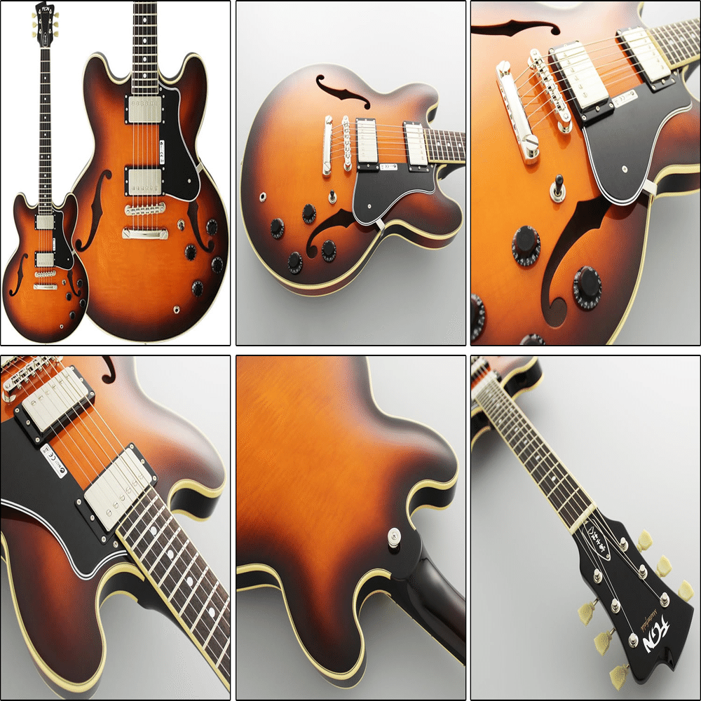 フジゲンによる小ぶりな15インチサイズ・セミアコ「Masterfield MSA-HP