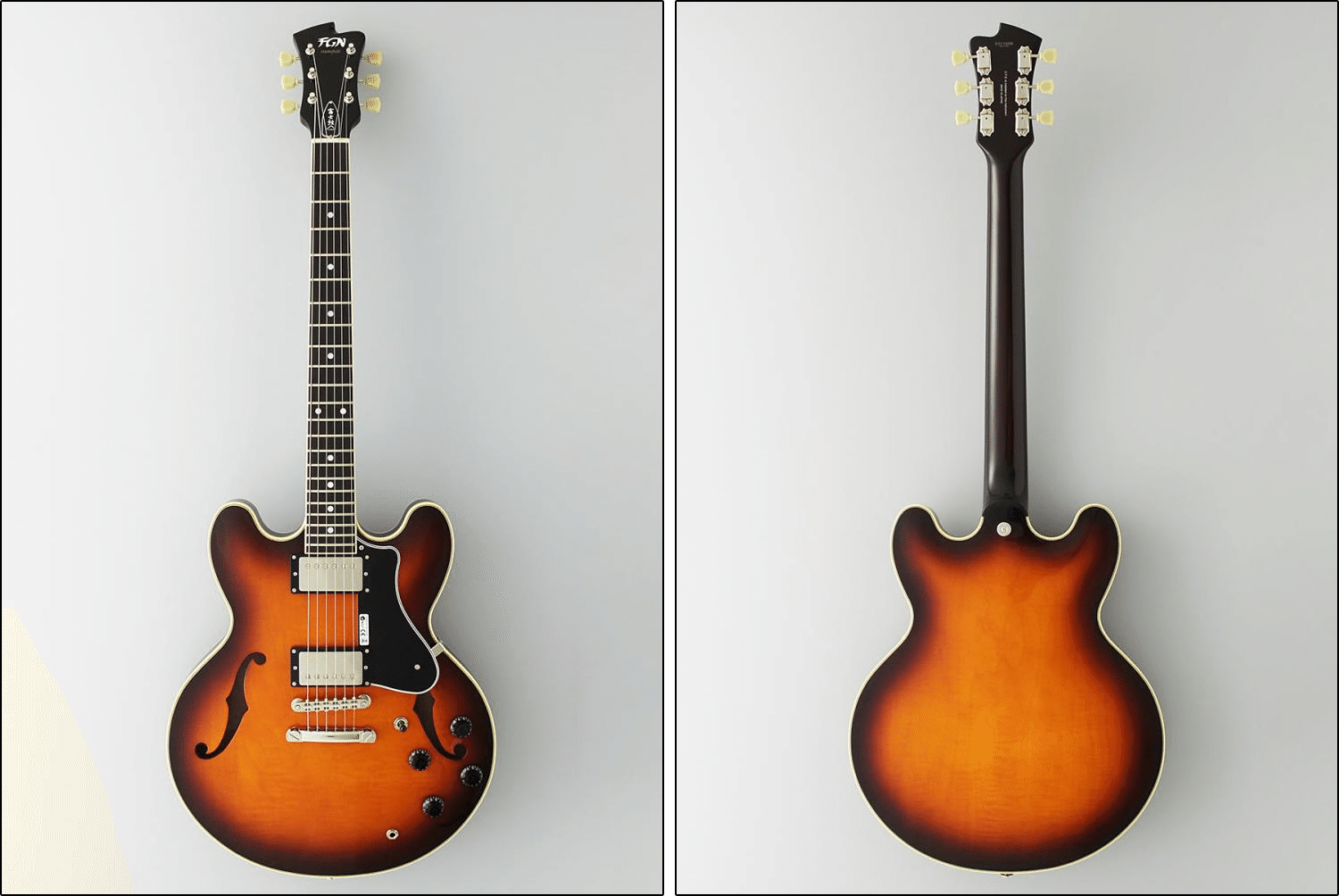 フジゲンによる小ぶりな15インチサイズ・セミアコ「Masterfield MSA-HP