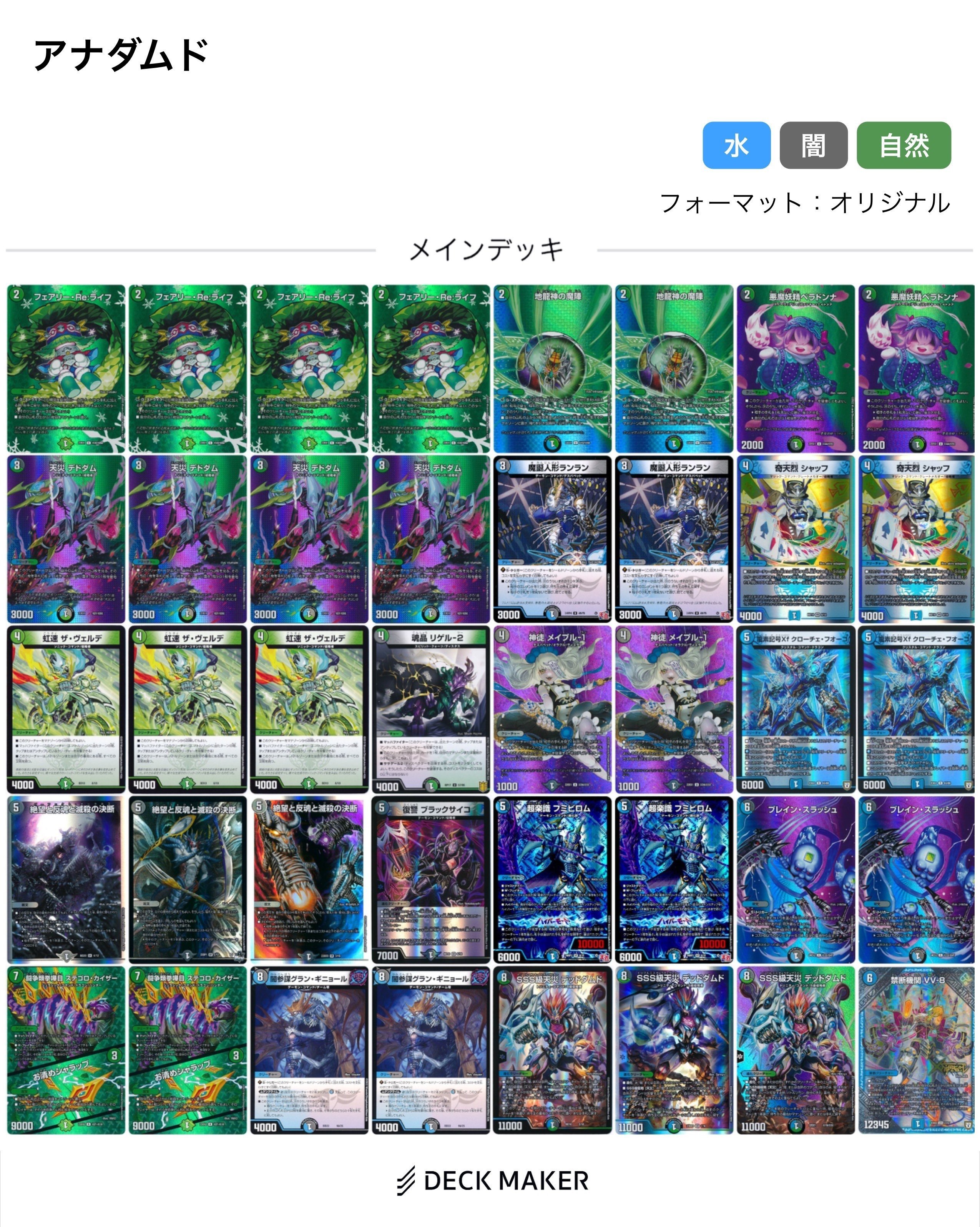 所持デッキ紹介｜ワットソン