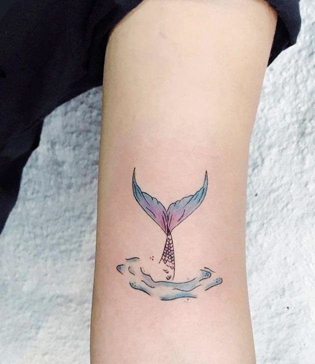 アスティエオーナメント タトゥー人魚オーナメント