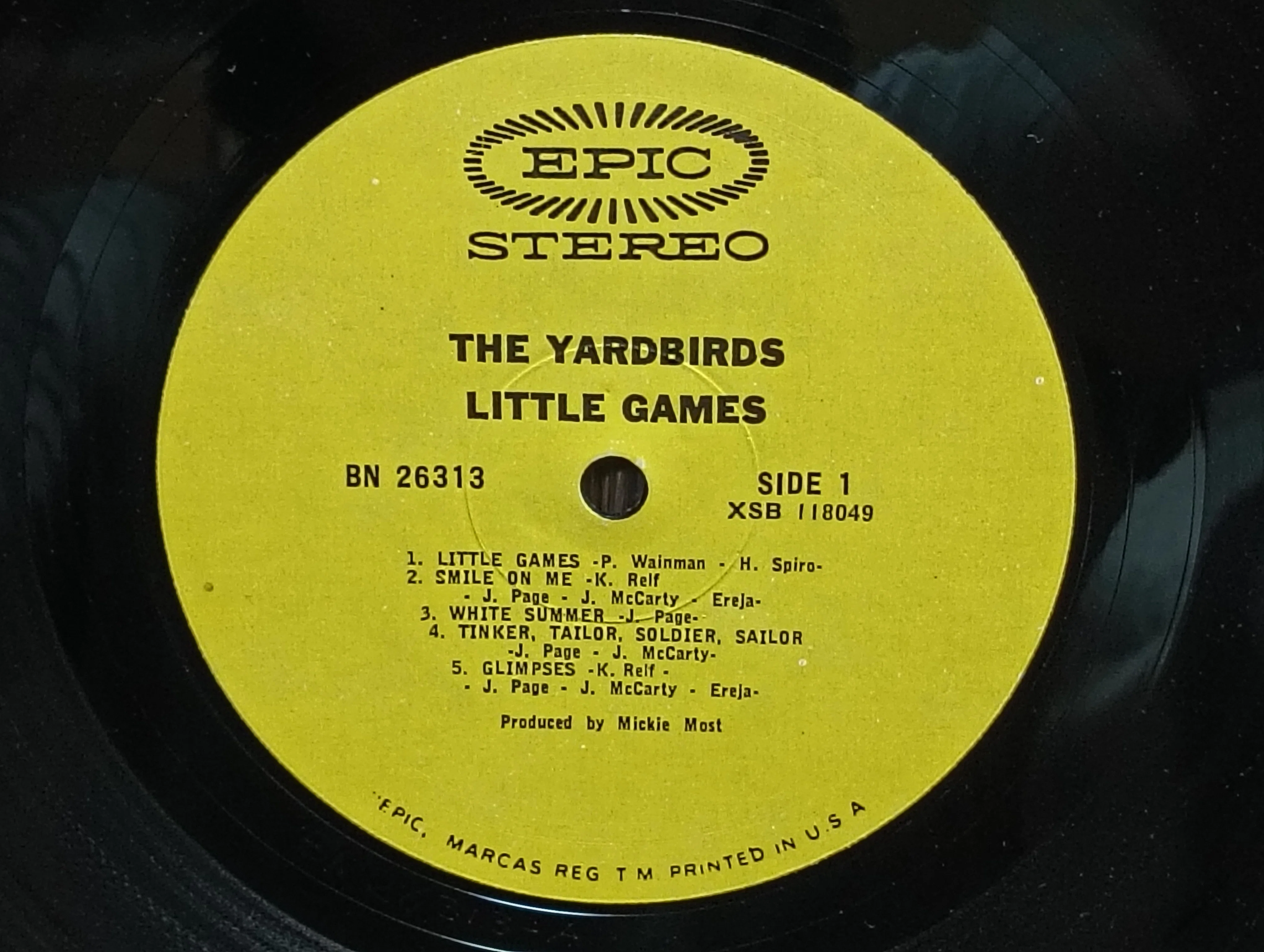 Little Games】(1967) Yardbirds ツェッペリン誕生前夜、ジミー