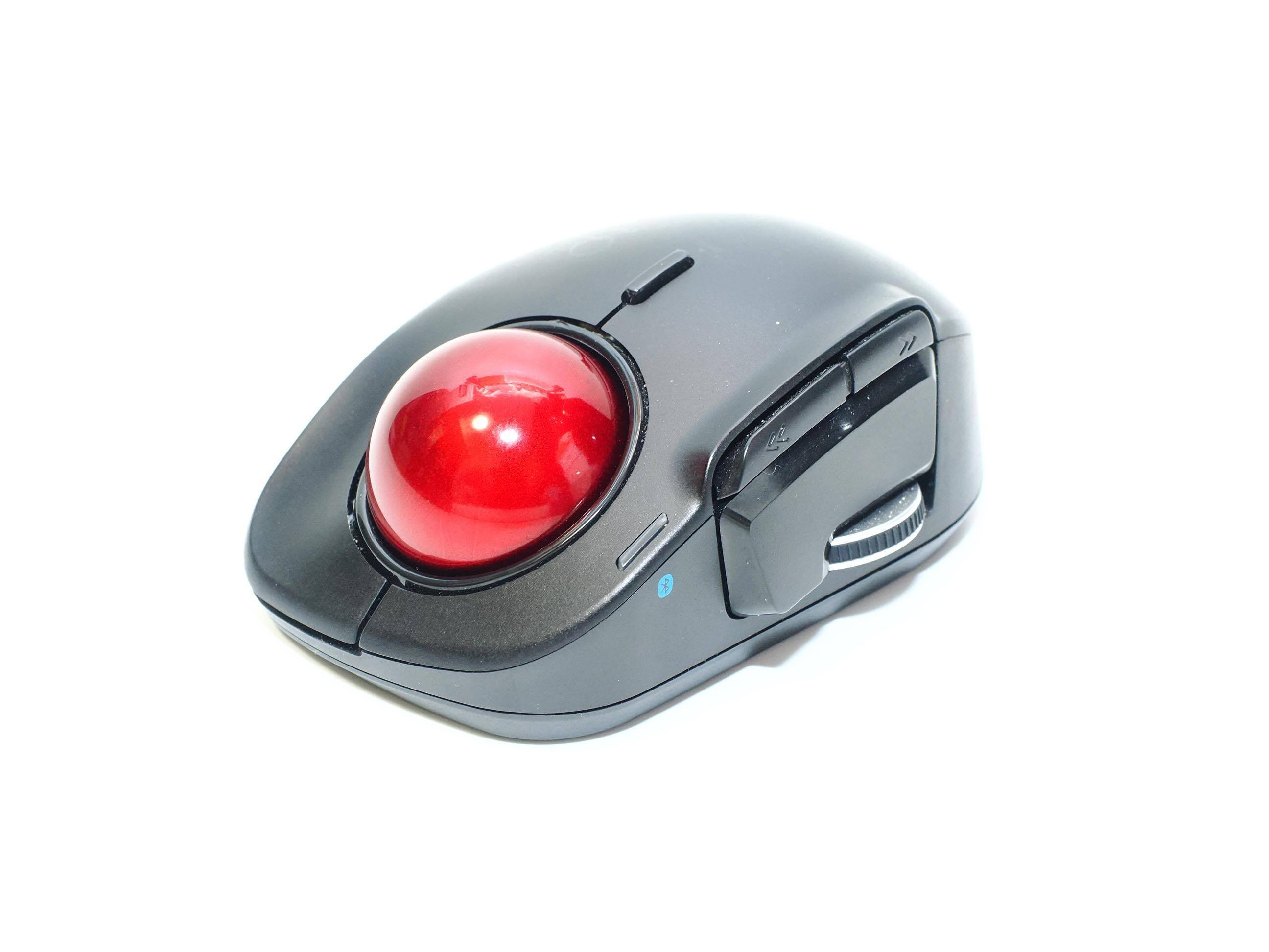 Digio2 トラックボールマウス　MUS-TBLF185BK Qシリーズ】小型Bluetooth5ボタンレーザー式人差し指トラックボール