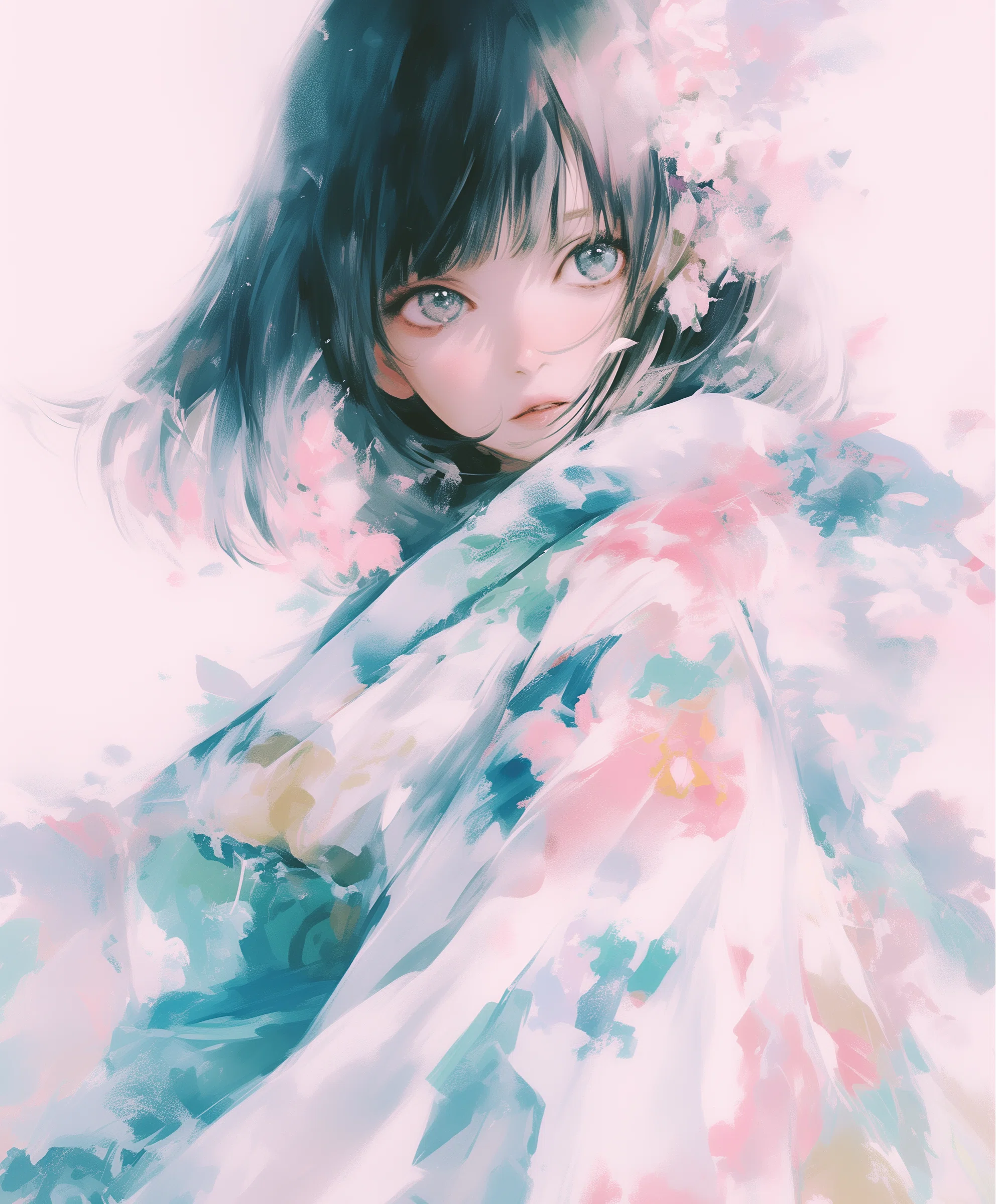 春色に、溶ける【AIイラスト＋4コマ漫画】｜Alpaka