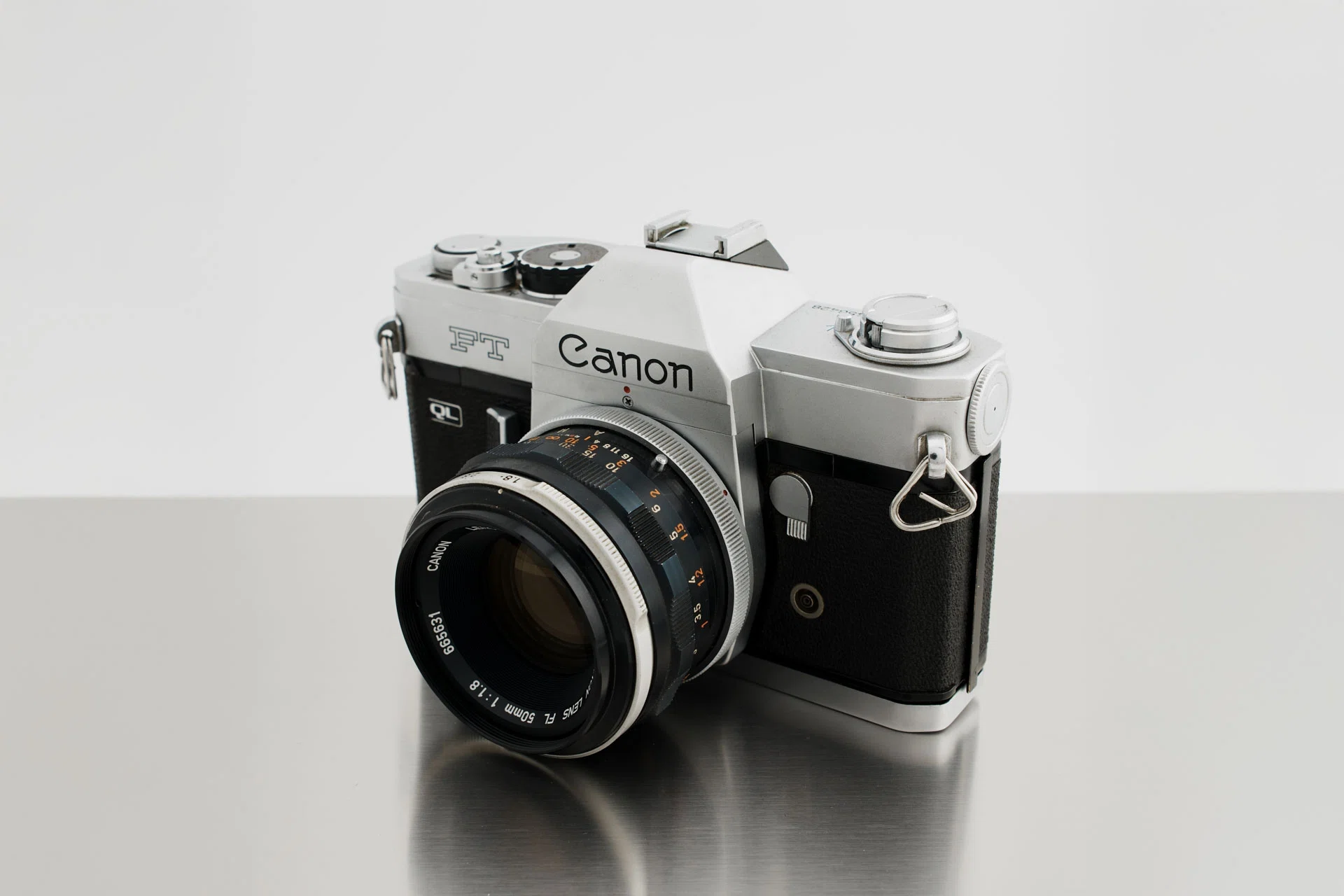 Canon FT QL 一眼レフカメラ 58mmレンズ付き　動作未確認 CANON FT QL｜レトロカメララボ京都