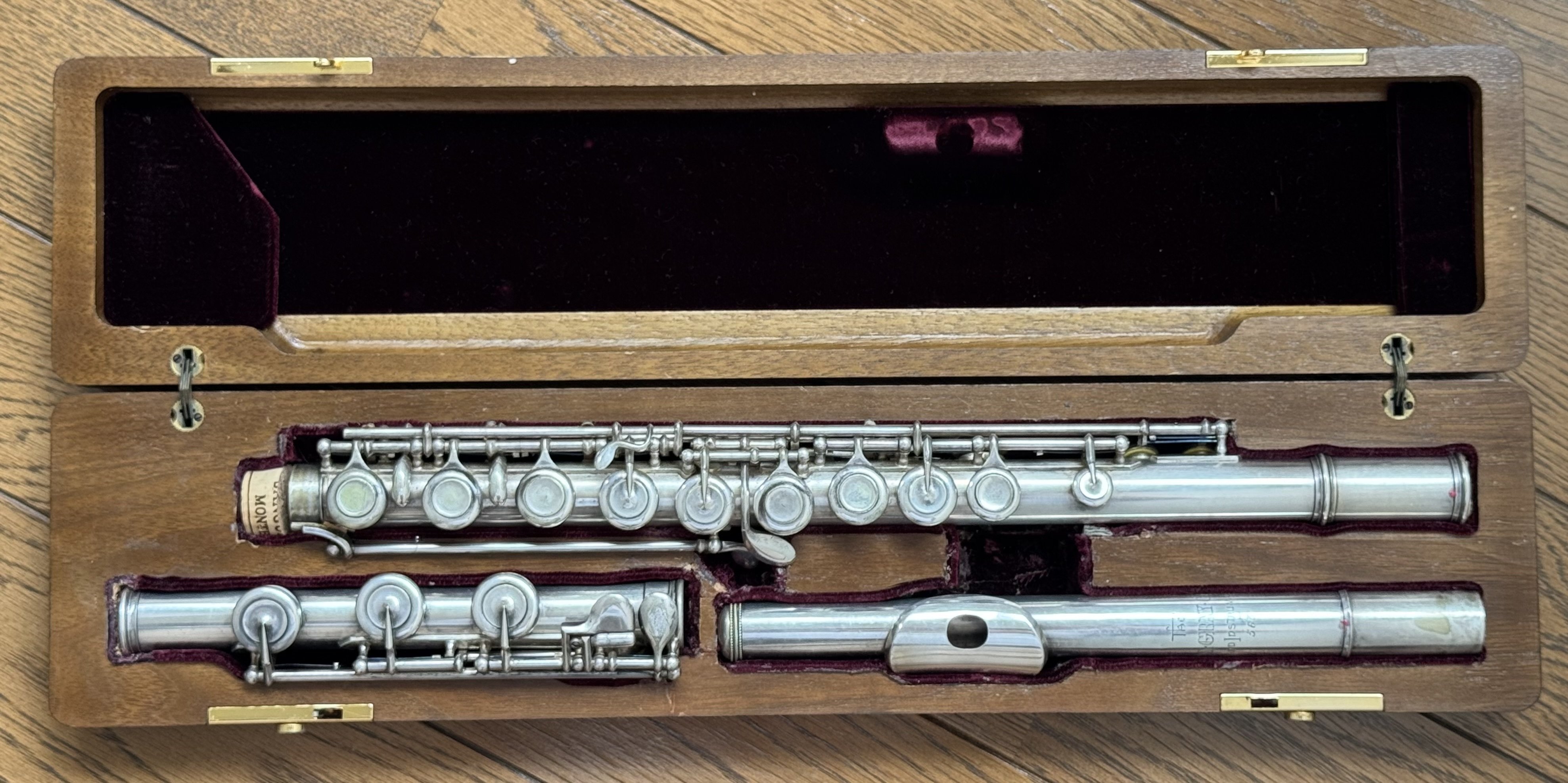 フルート本体　管体総銀製キー洋銀製 Flutes buy from schagerl.com