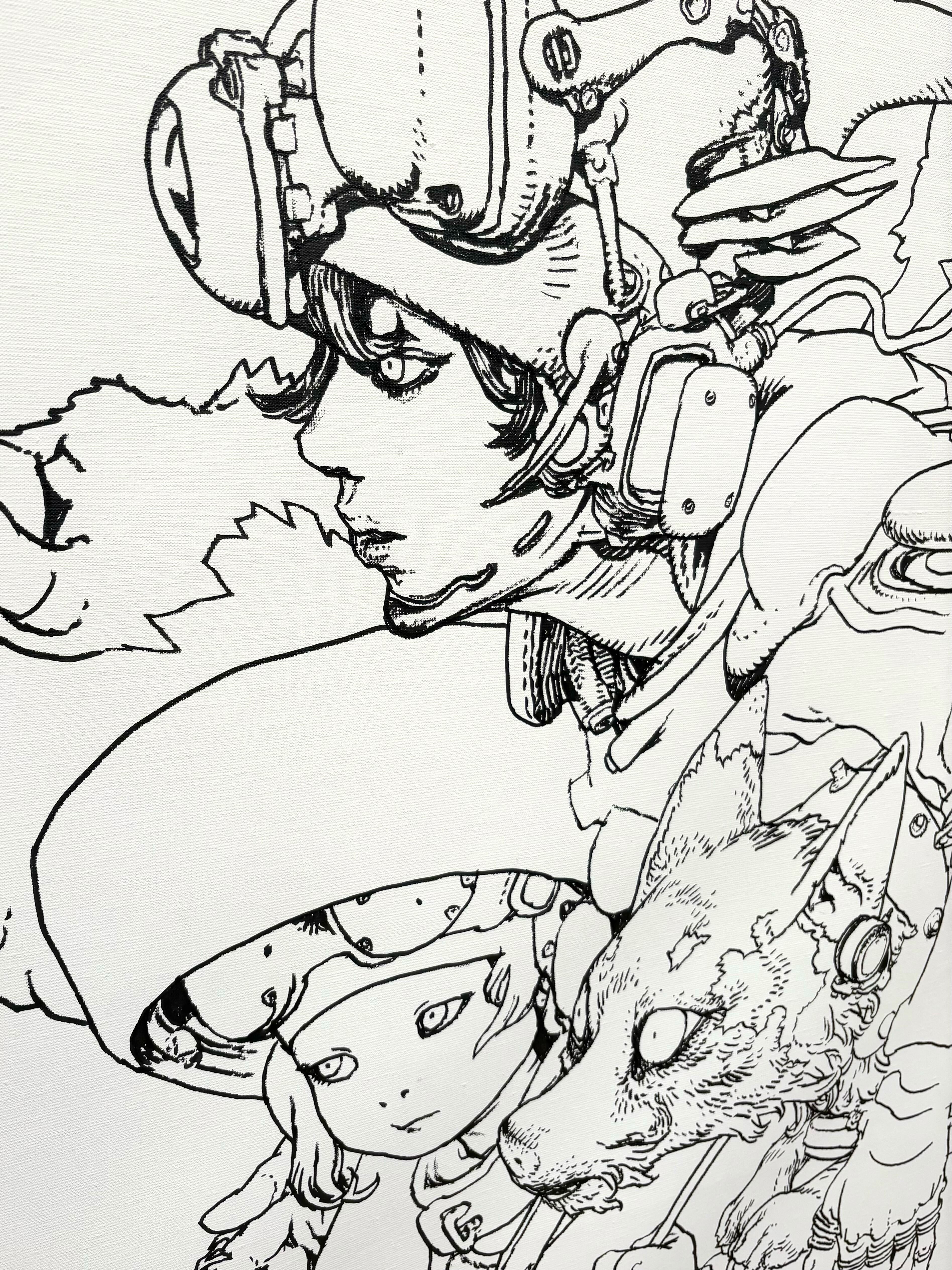 同じ画材でも対照的な作品に仕上がる面白さ。寺田克也 × 米山舞による