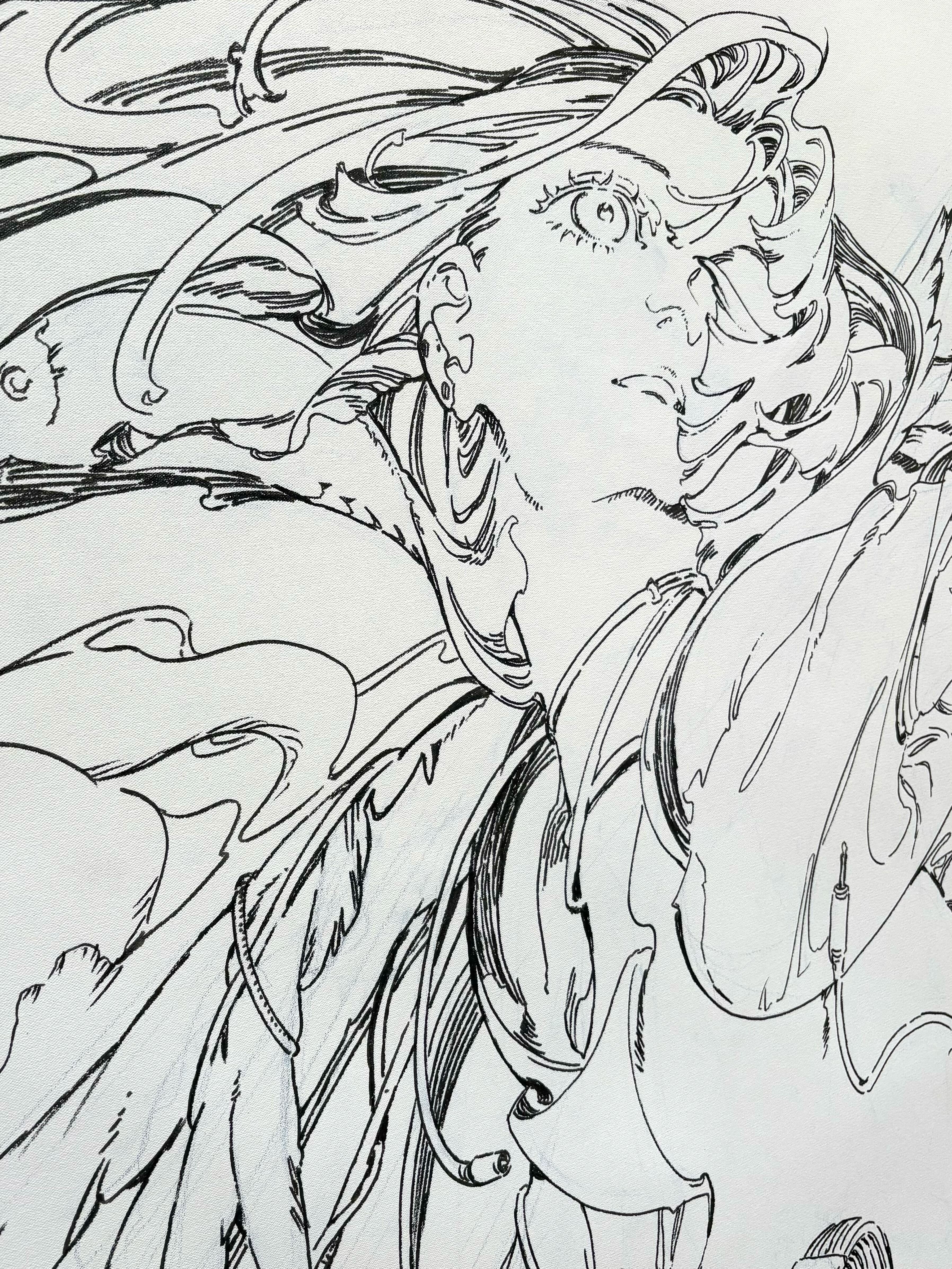 同じ画材でも対照的な作品に仕上がる面白さ。寺田克也 × 米山舞による