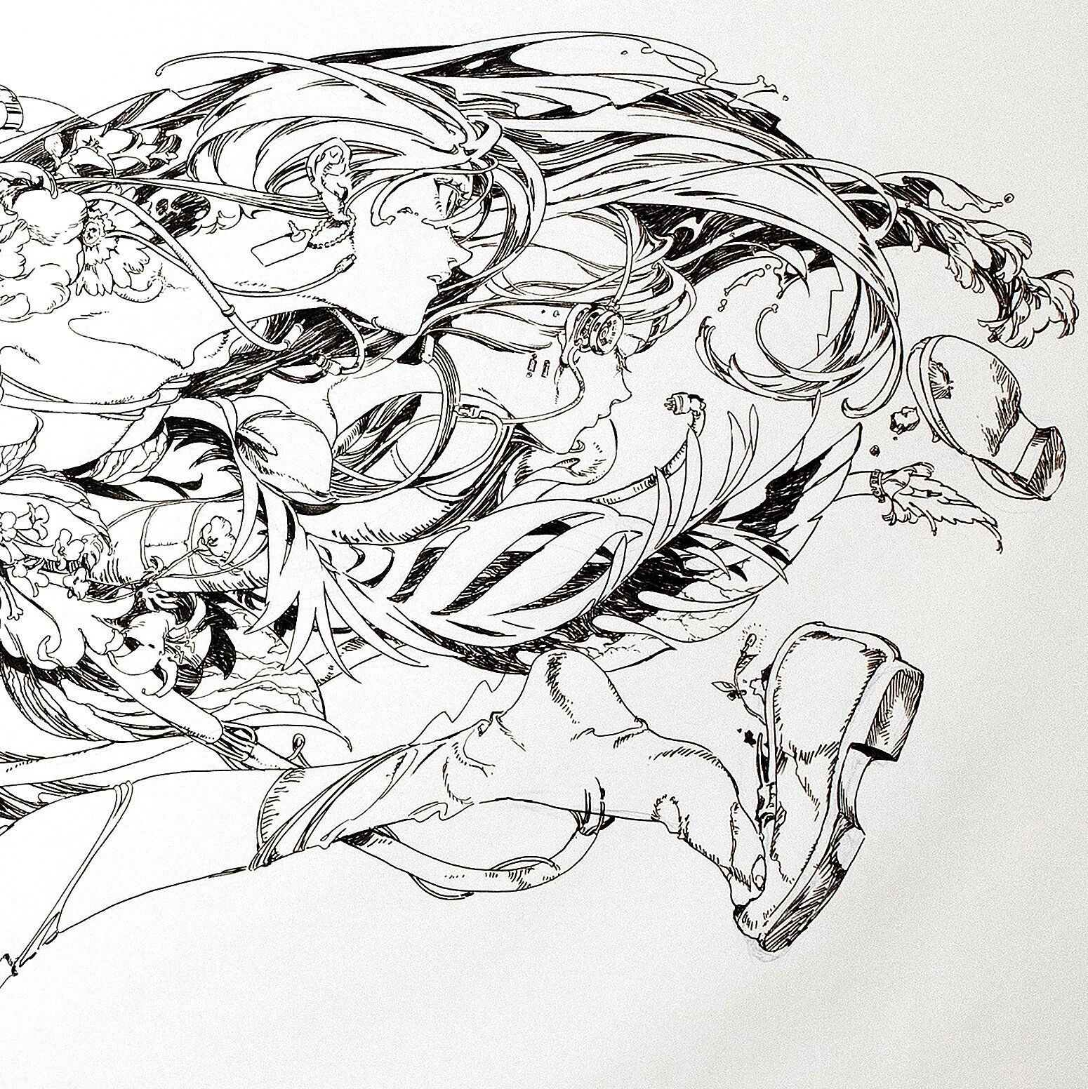 米山舞　ING ROUGH&SKETCH LINE WORK 米山舞 ING ROUGH&SKETCH LINE WORK 米山舞 ING ROUGH&SKETCH LINE