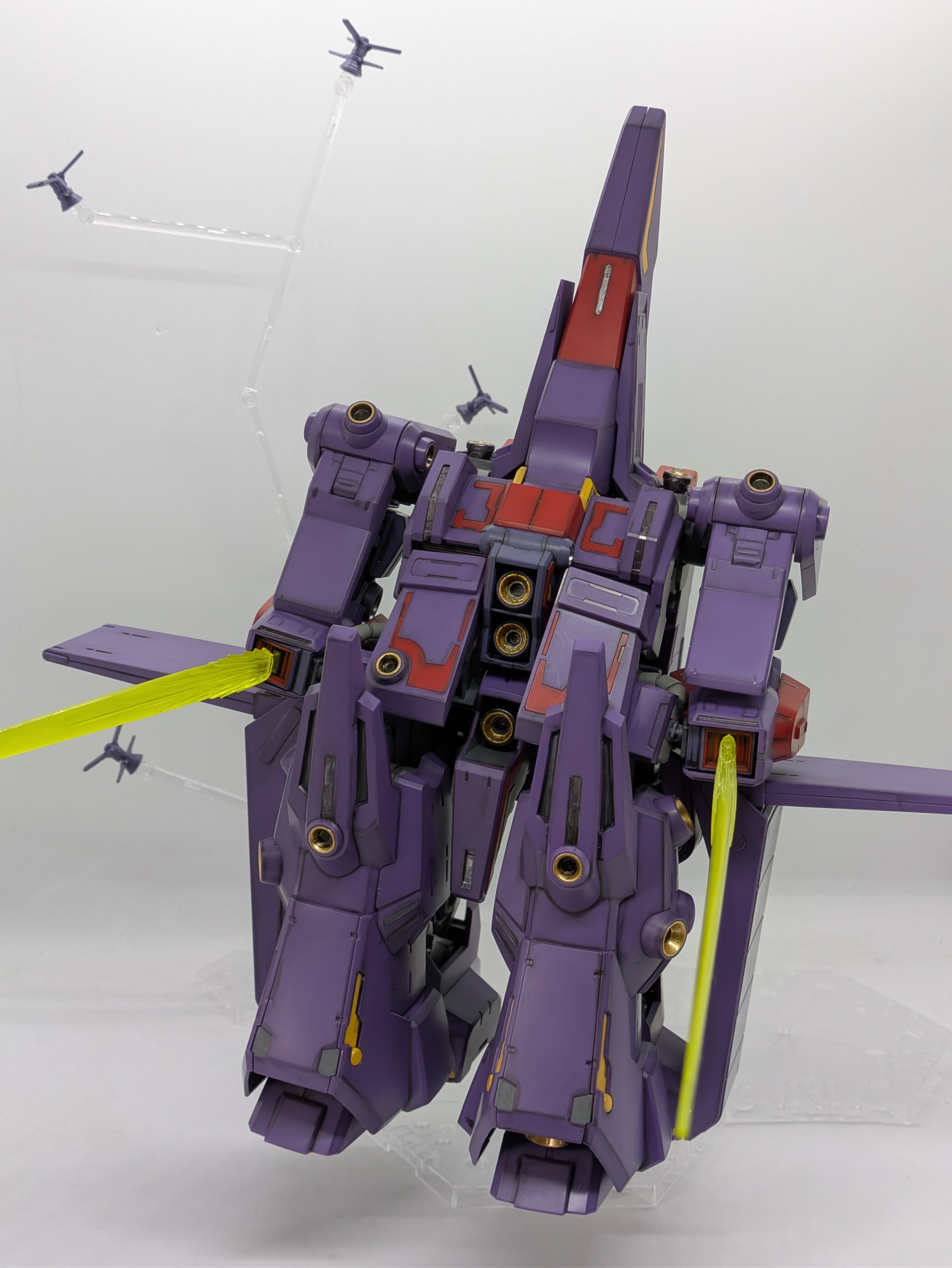 ガンプラ HGUC 1/144 サイコガンダムMk-Ⅱ 塗装完成品 HG 1/144 MRX-008 サイコガンダム 全塗装｜@kjyun_choroqさんの