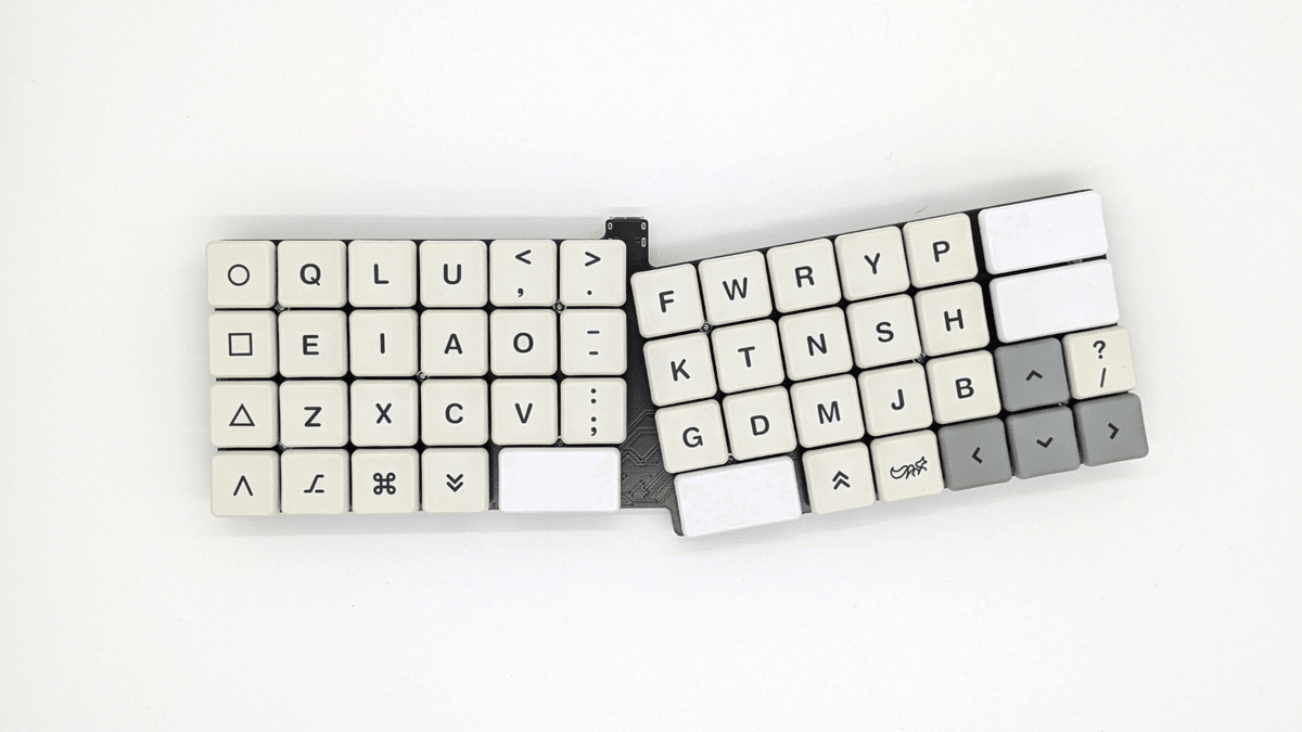 On Any Banana Day 自作キーボード 格子配列 オーソリニア On Any Banana Day 自作キーボード 格子配列 オーソリニア