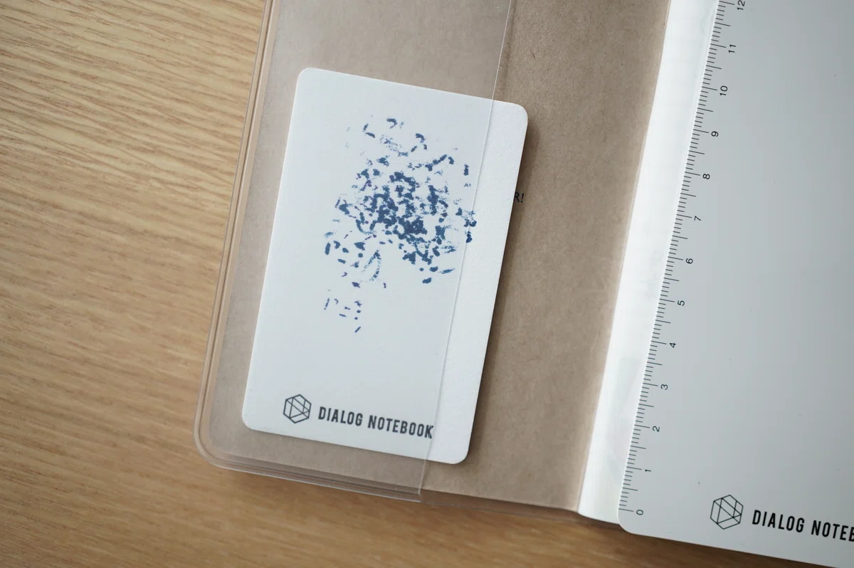 For your daily life with a fountain pen. A card-sized blotting paper ...