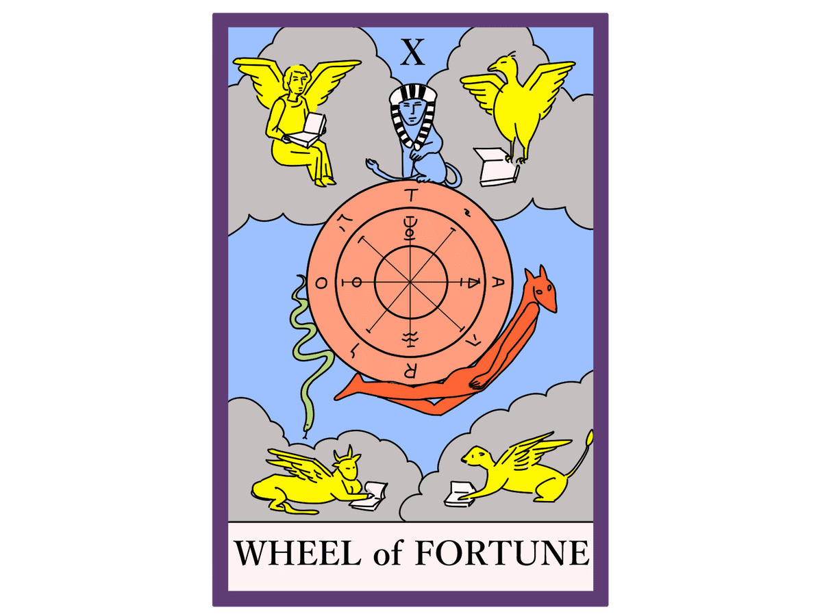 タロット深掘り解説 #10】運命の輪（WHEEL OF FORTUNE）｜偶然じゃない