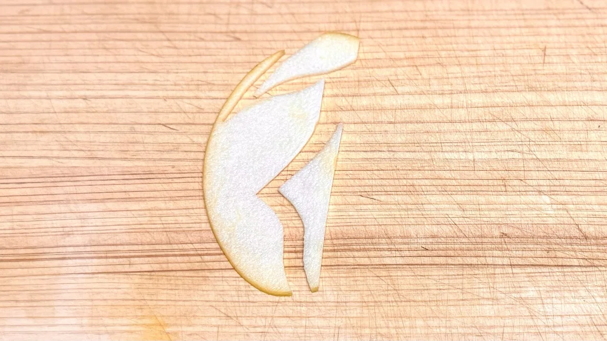 【フルーツカット】りんご蝶々の切り方|キッチンにいるライオツ
